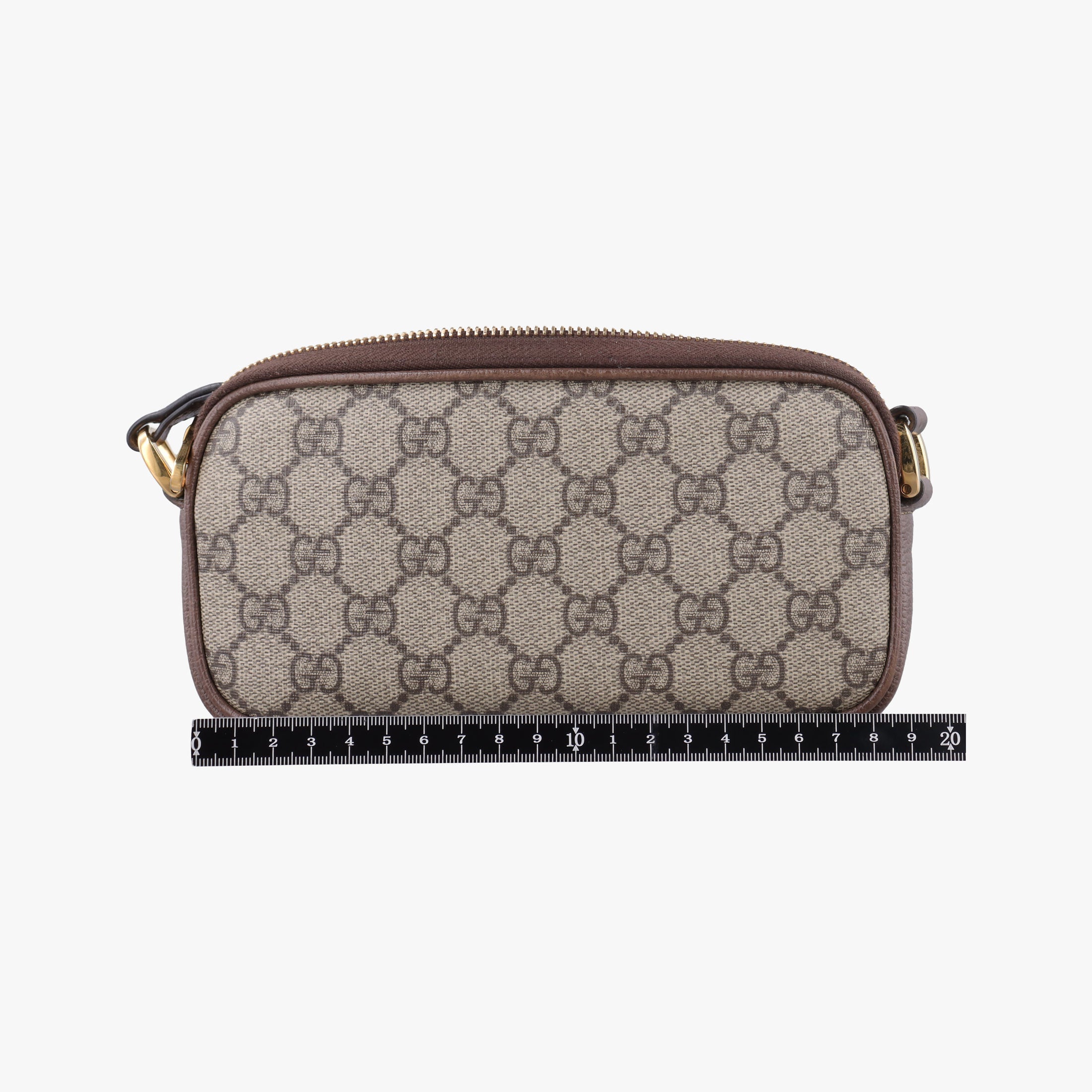 Secondhand Gucci Ophidia Beige×red×green PVC coated canvas×Leather 598664 shoulderbag | stylenewstar