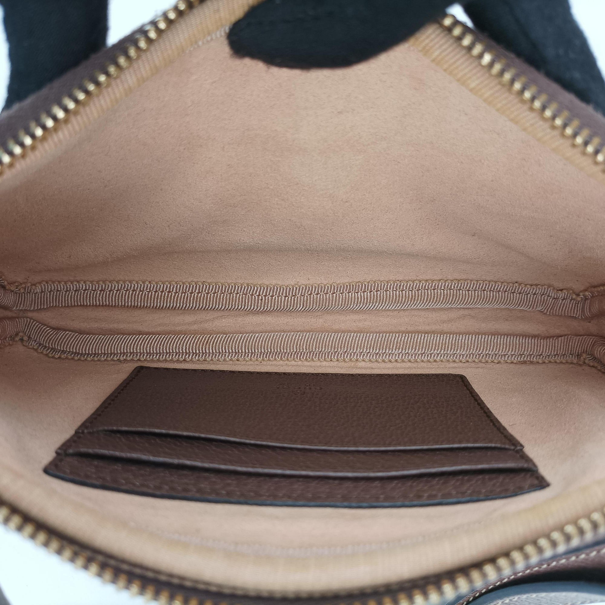 Secondhand Gucci Ophidia Beige×red×green PVC coated canvas×Leather 598664 shoulderbag | stylenewstar