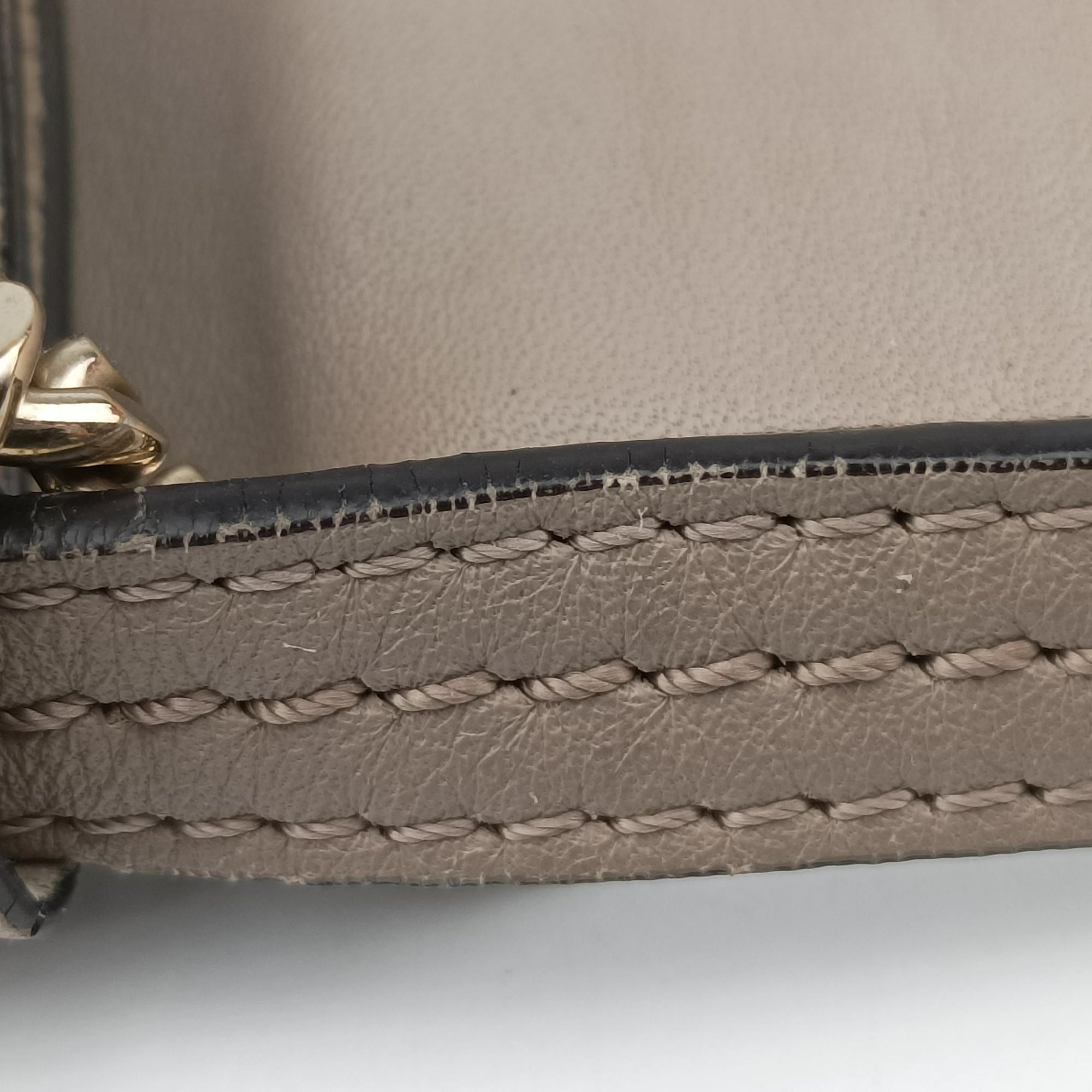 Vintage Chloe FAYE Beige Suede × leather  shoulderbag | stylenewstar
