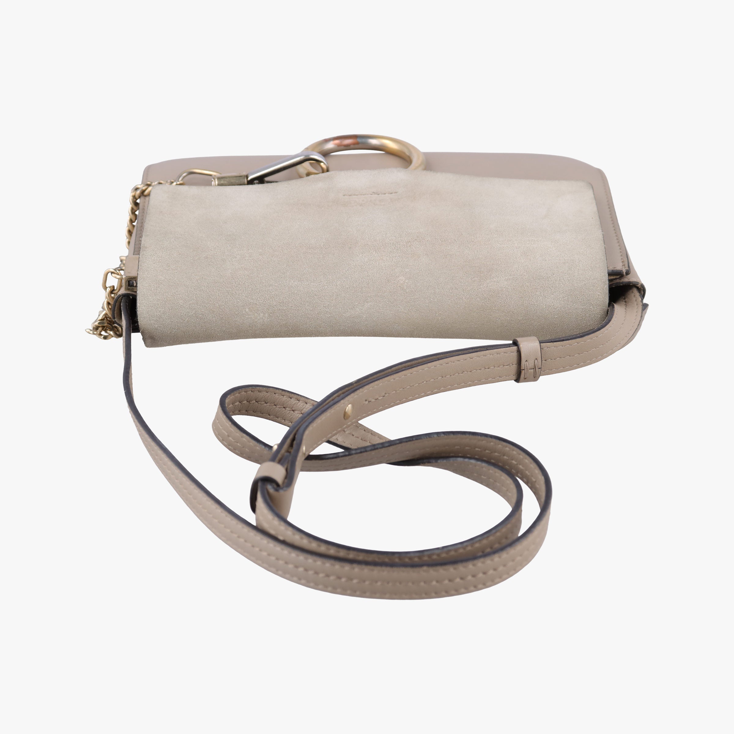 Vintage Chloe FAYE Beige Suede × leather  shoulderbag | stylenewstar