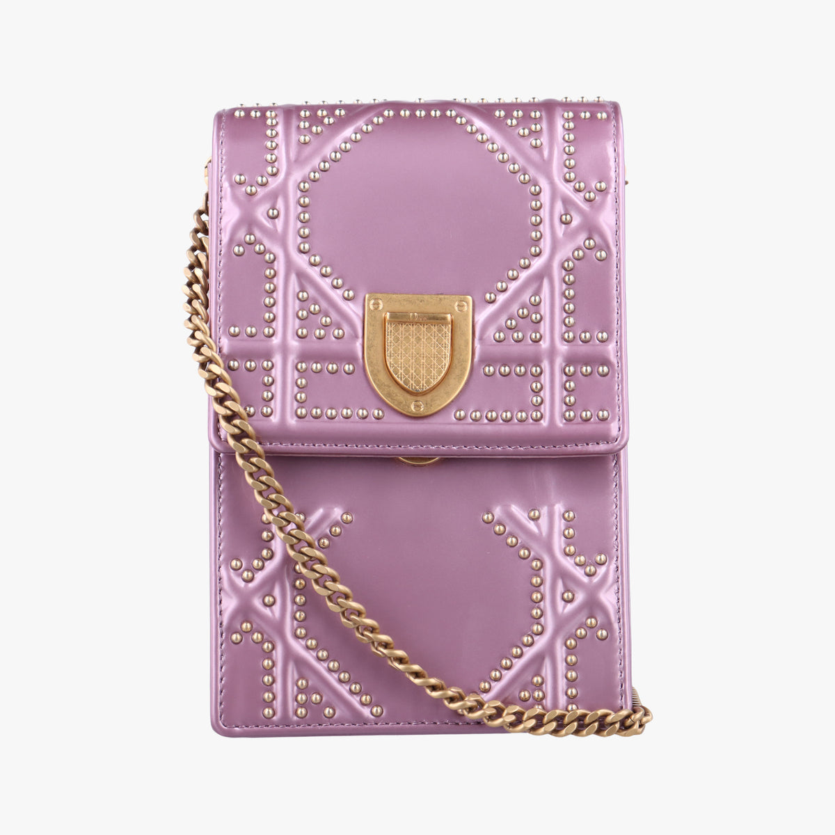 Secondhand Christian Dior Diorama Pink Patent  shoulderbag | stylenewstar