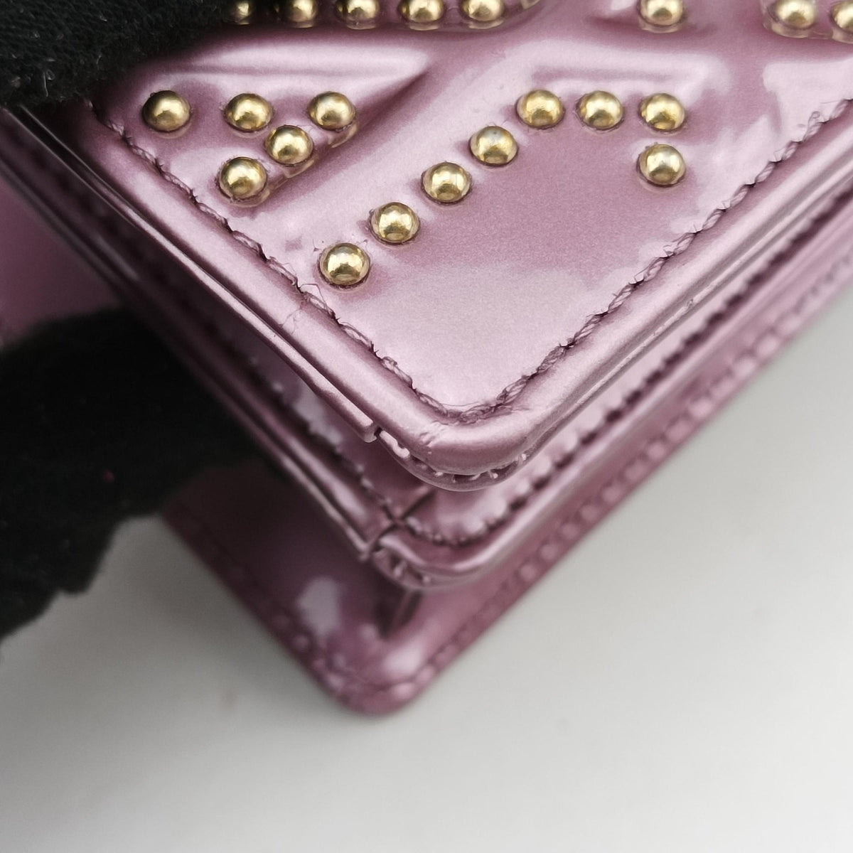 Pre-owned Christian Dior Diorama Pink Patent  shoulderbag | stylenewstar