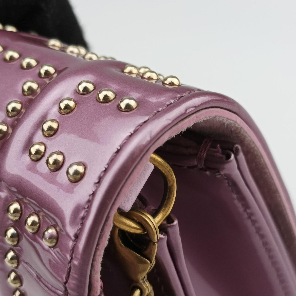 Pre-owned Christian Dior Diorama Pink Patent  shoulderbag | stylenewstar