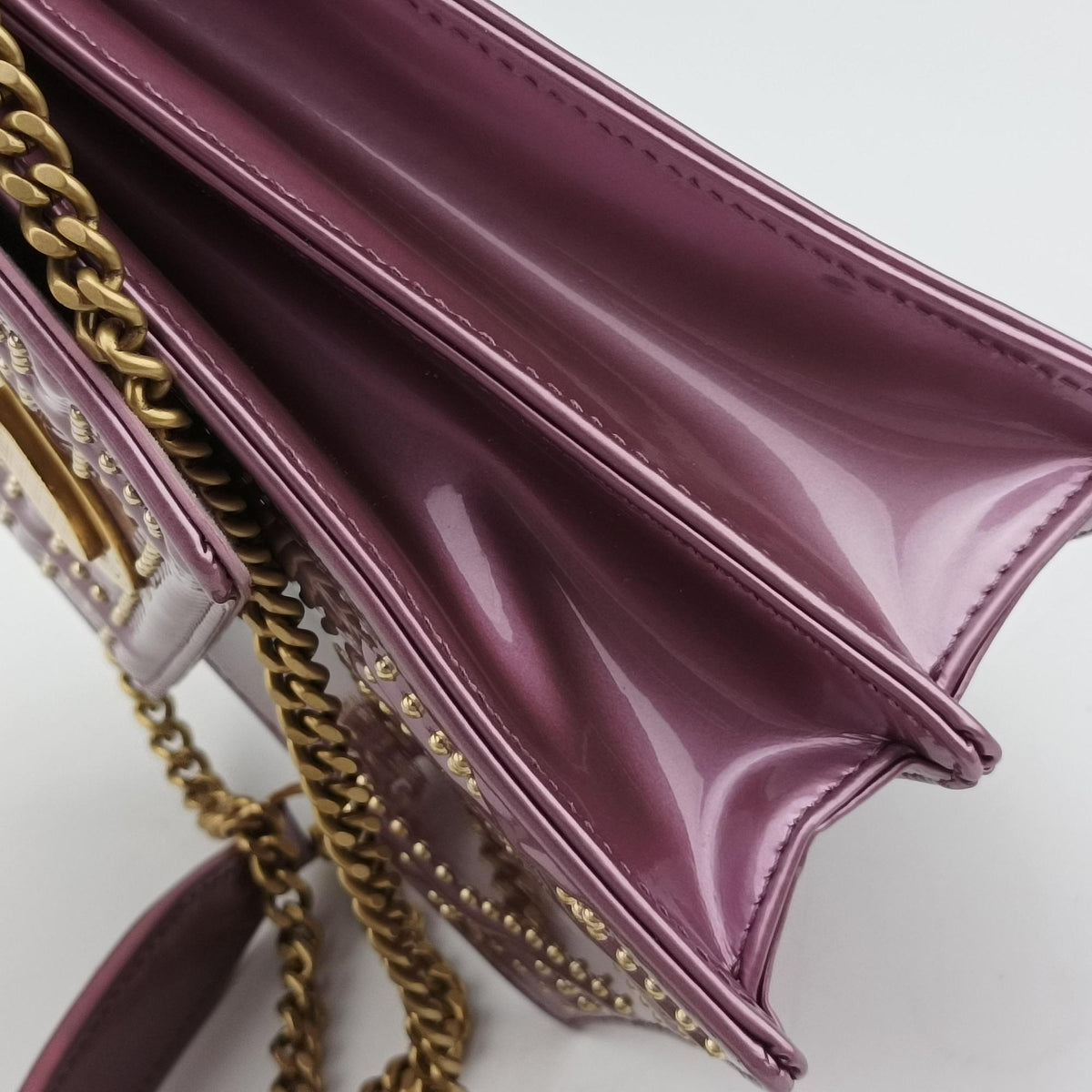 Secondhand Christian Dior Diorama Pink Patent  shoulderbag | stylenewstar
