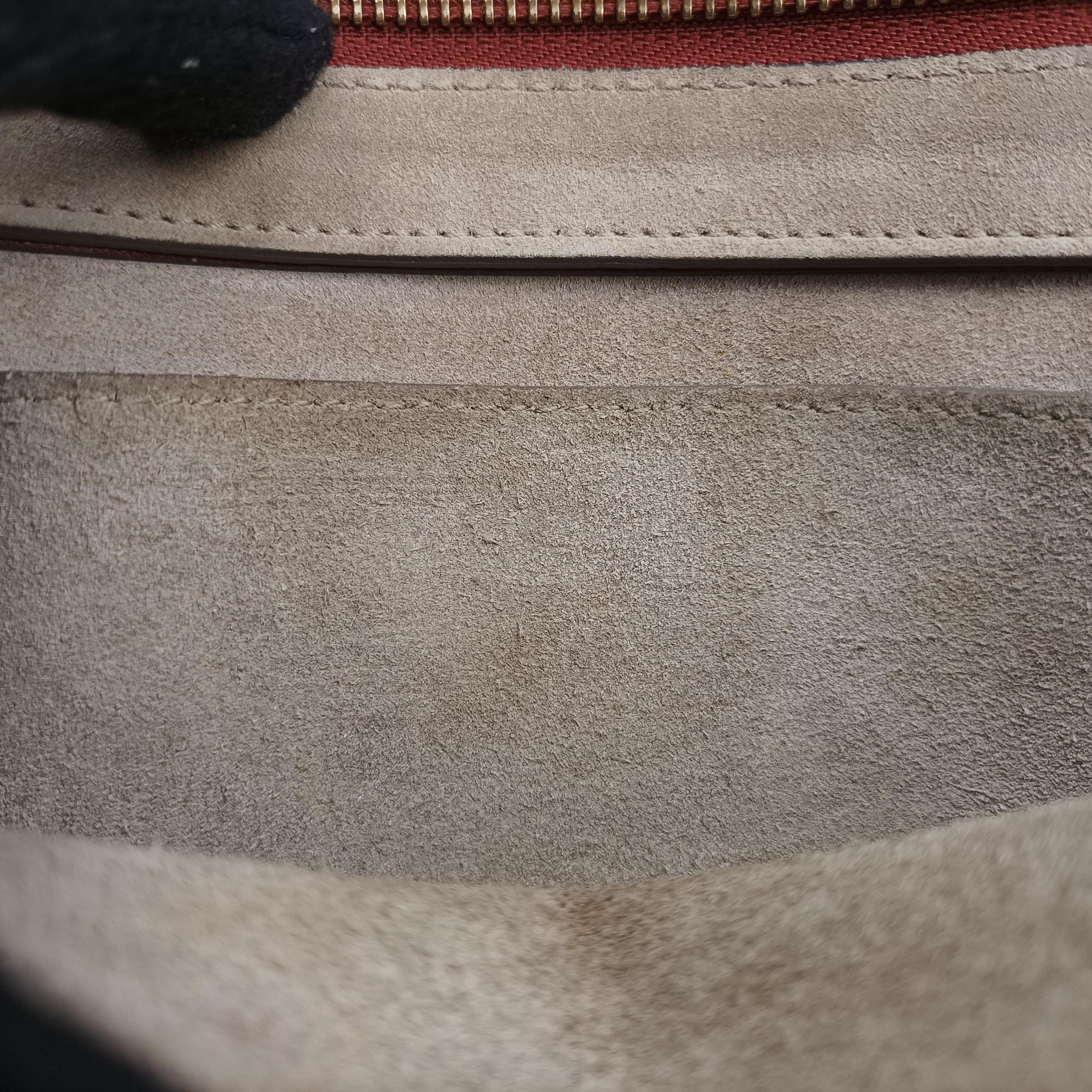 Pre-owned Chloe Small Pixie Round Top Brown × Bordeaux Leather×Suede  shoulderbag | stylenewstar