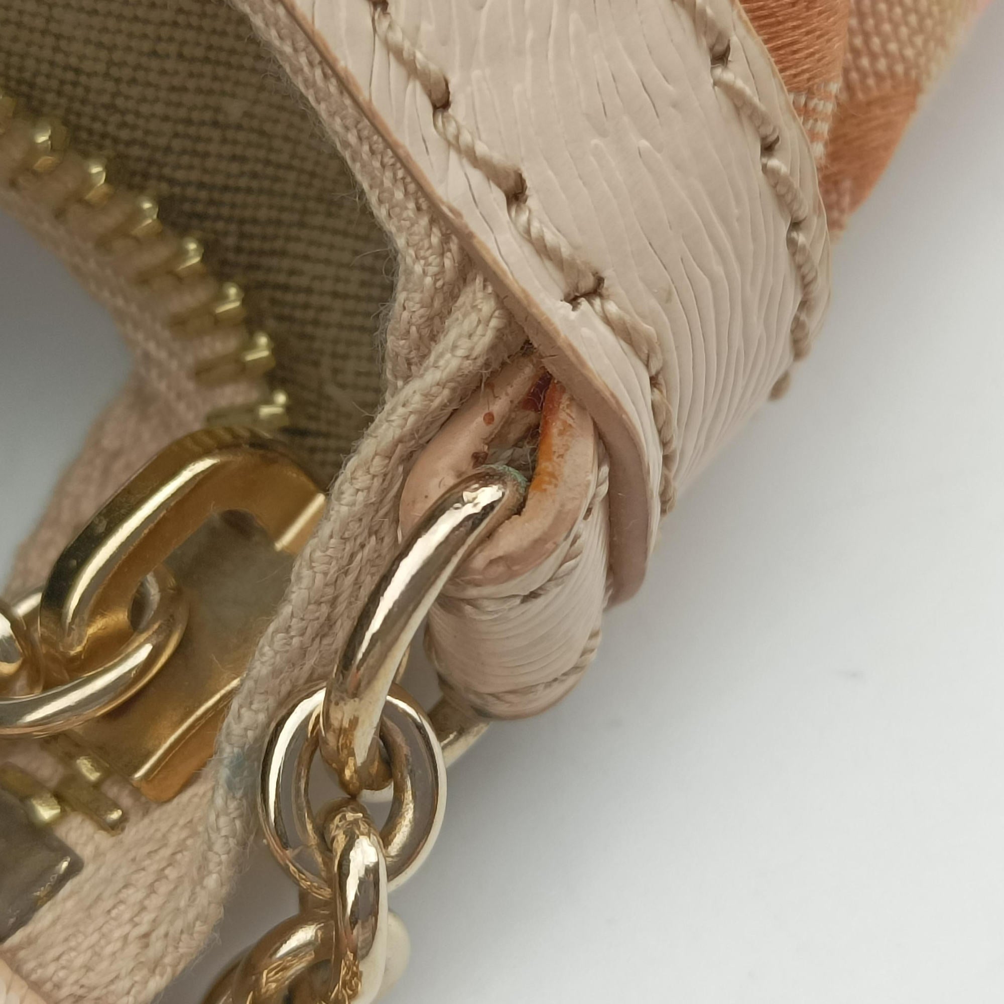 Vintage Fendi Zucchino Studded Pink canvas 8BR594 handbag | stylenewstar