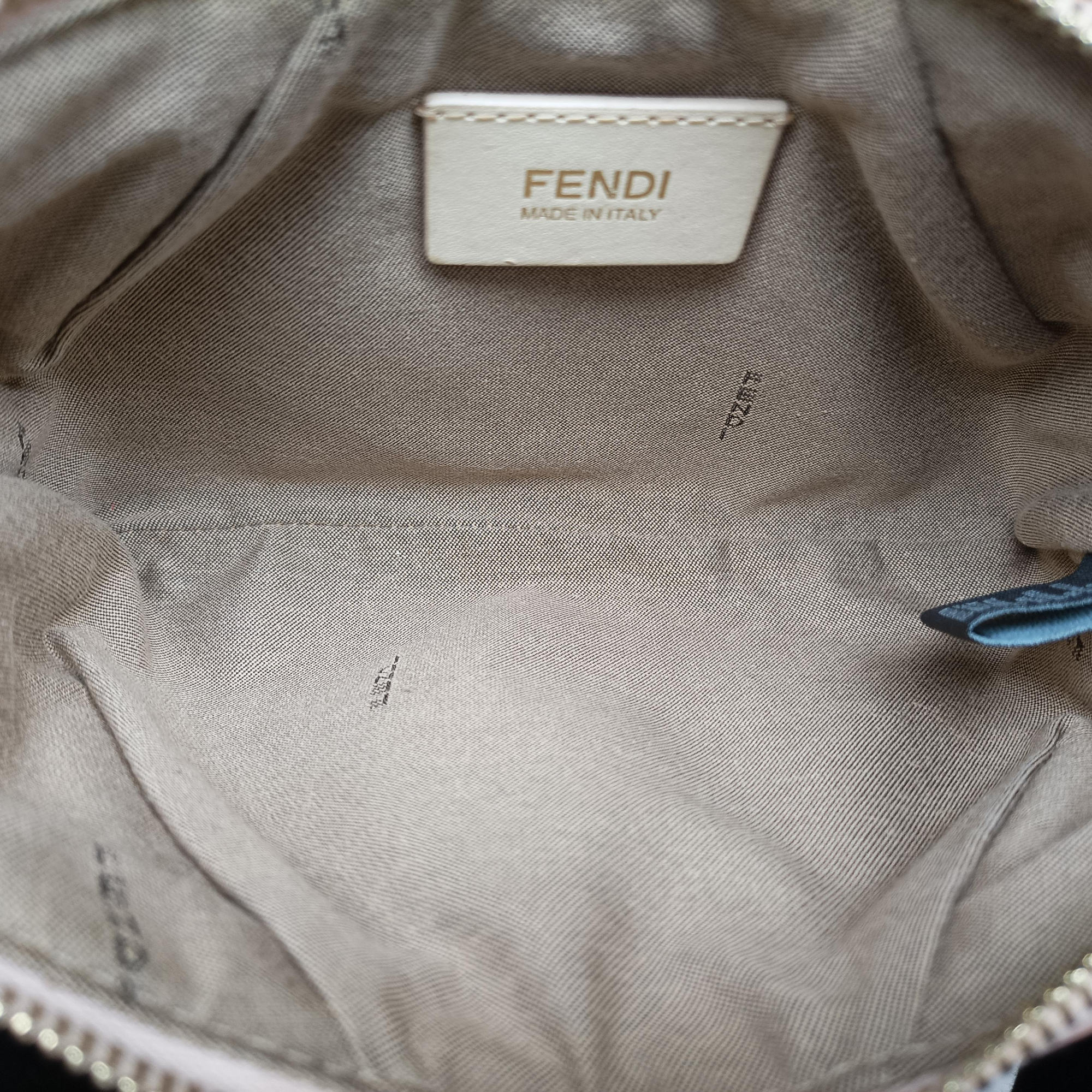 Vintage Fendi Zucchino Studded Pink canvas 8BR594 handbag | stylenewstar