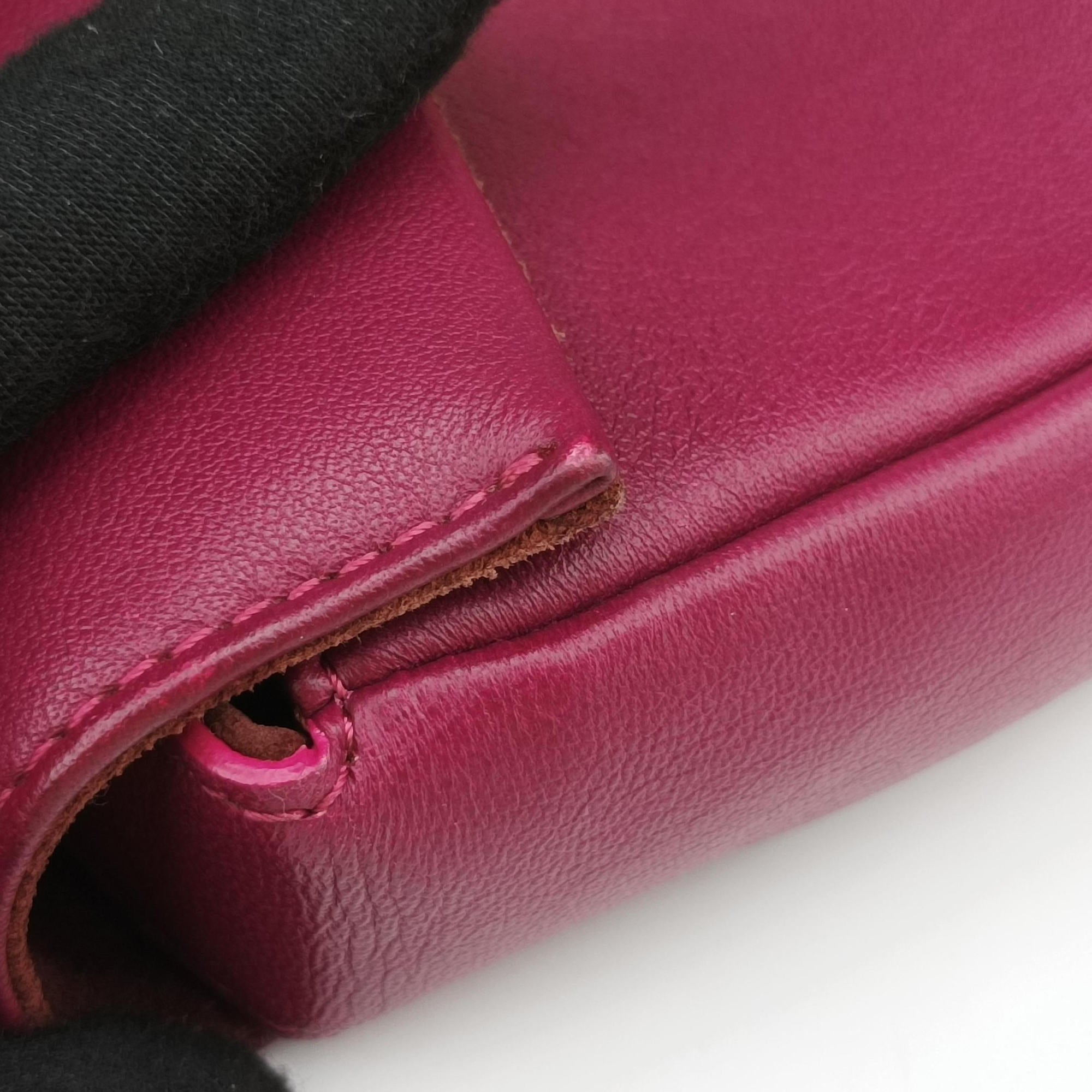 Vintage Fendi Mini Be Baguette Rose Leather 8M0315 shoulderbag | stylenewstar
