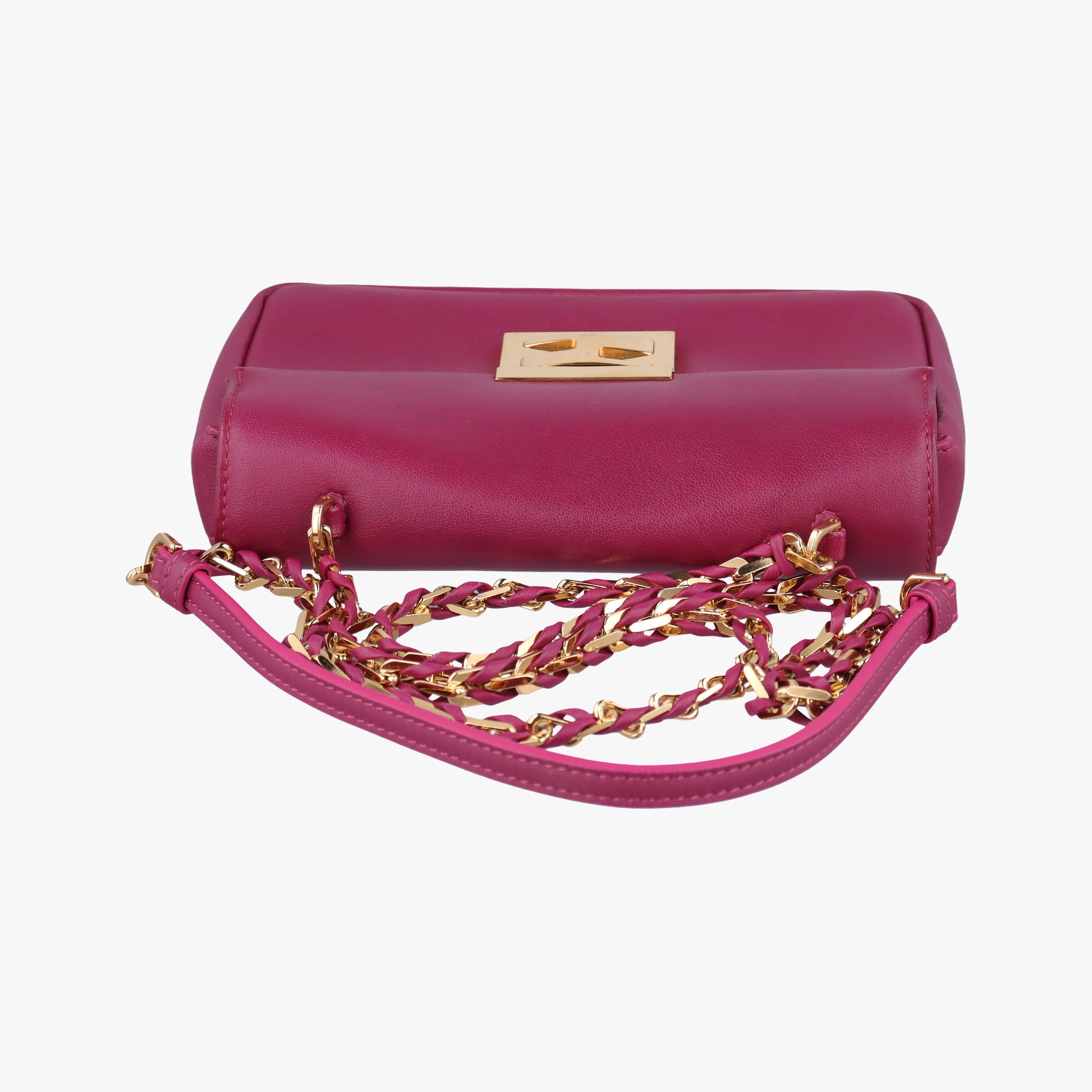 Vintage Fendi Mini Be Baguette Rose Leather 8M0315 shoulderbag | stylenewstar