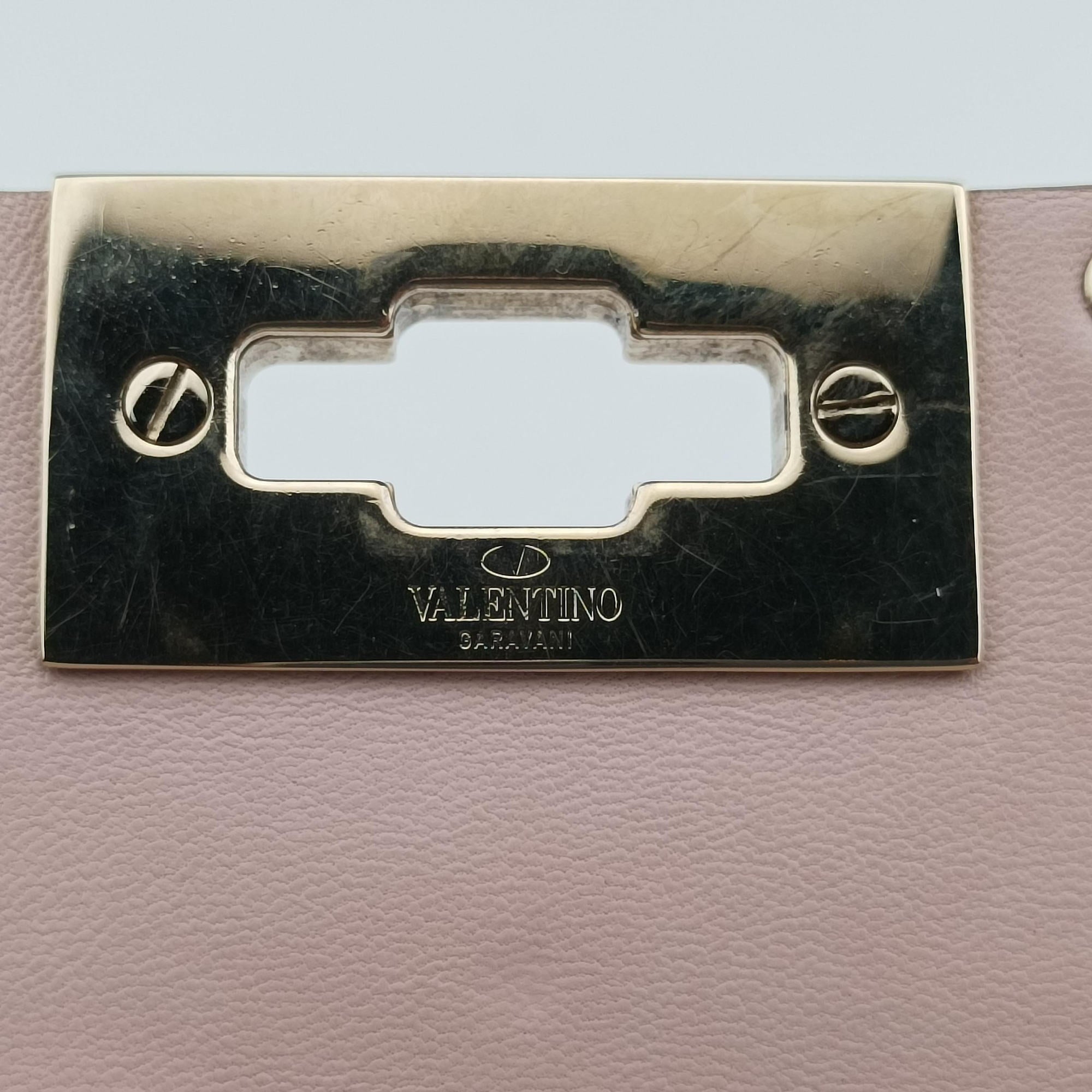 Vintage Valentino Rockstud spikes Pink pvc vinyl  shoulderbag | stylenewstar