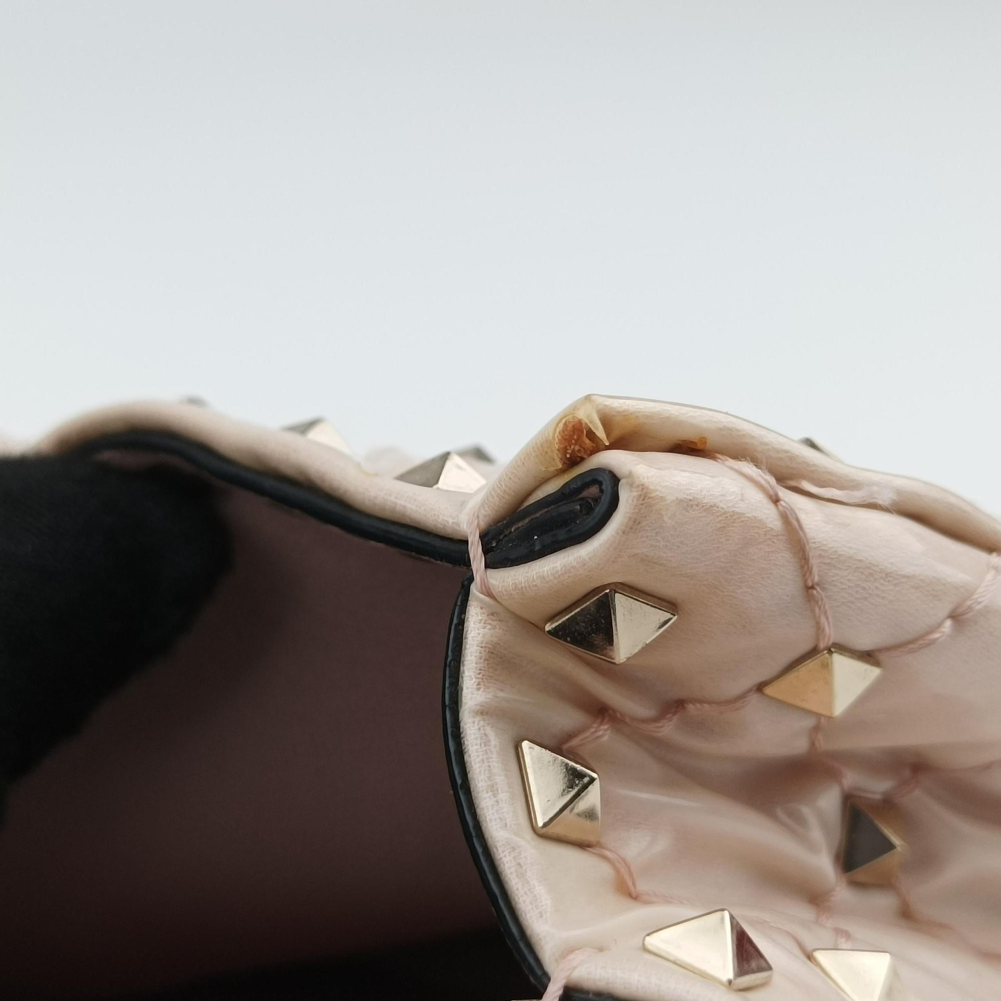 Vintage Valentino Rockstud spikes Pink pvc vinyl  shoulderbag | stylenewstar