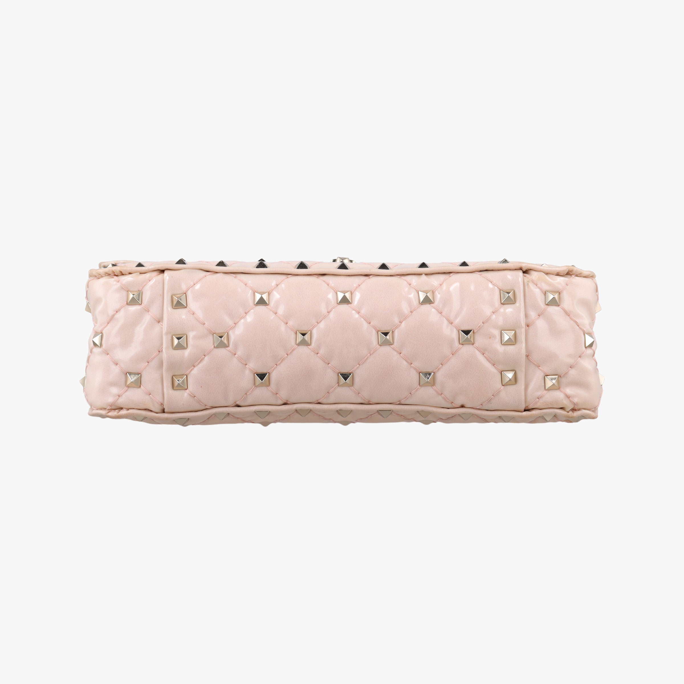 Vintage Valentino Rockstud spikes Pink pvc vinyl  shoulderbag | stylenewstar