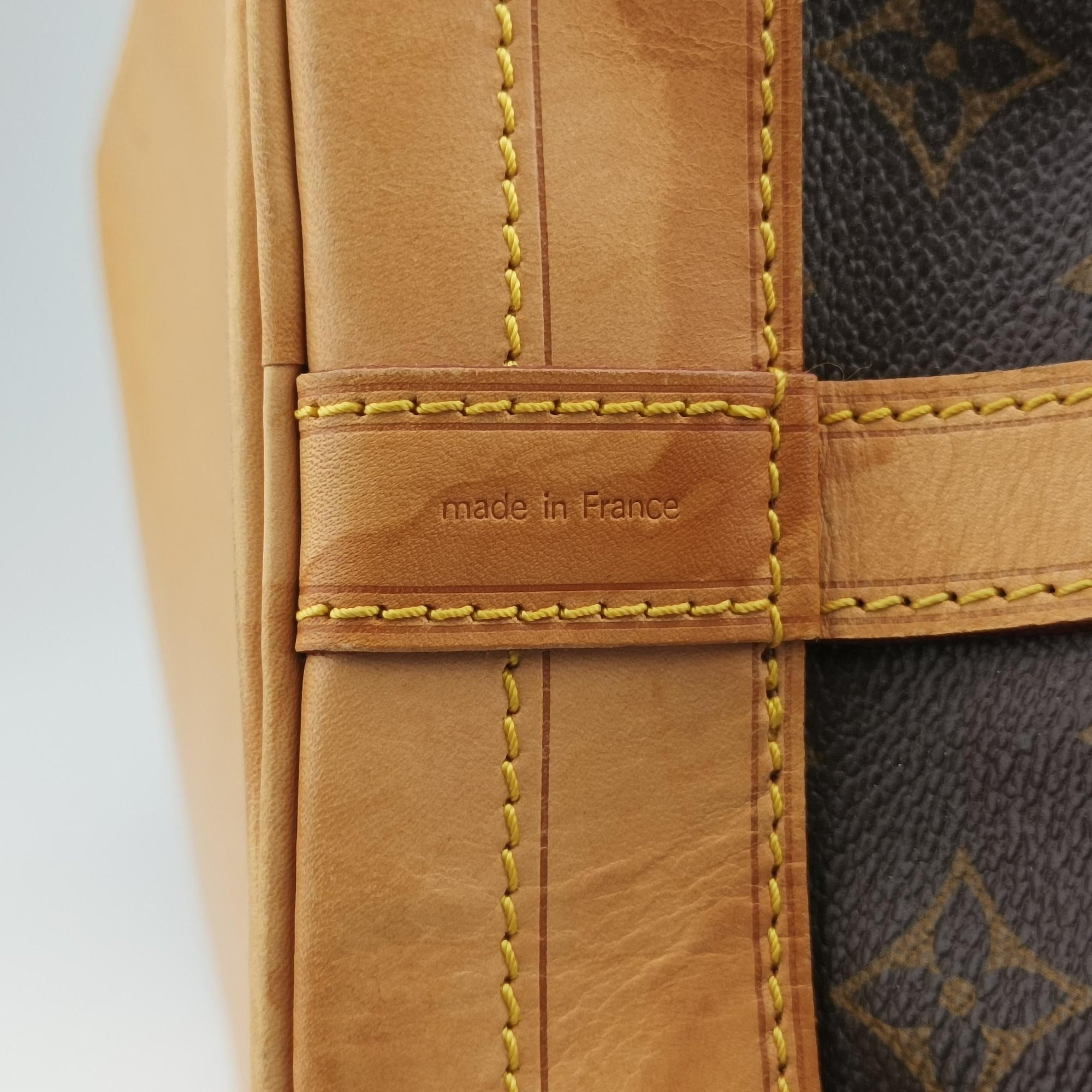 Pre-owned Louis Vuitton Noe Brown Monogram Canvas M42224 shoulderbag | stylenewstar