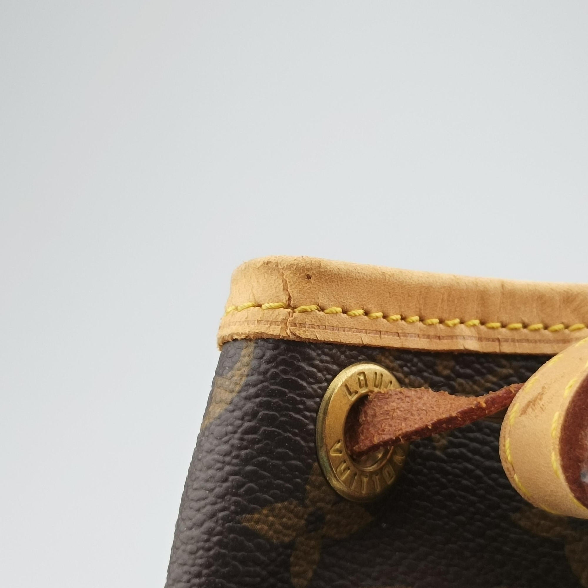 Pre-owned Louis Vuitton Noe Brown Monogram Canvas M42224 shoulderbag | stylenewstar