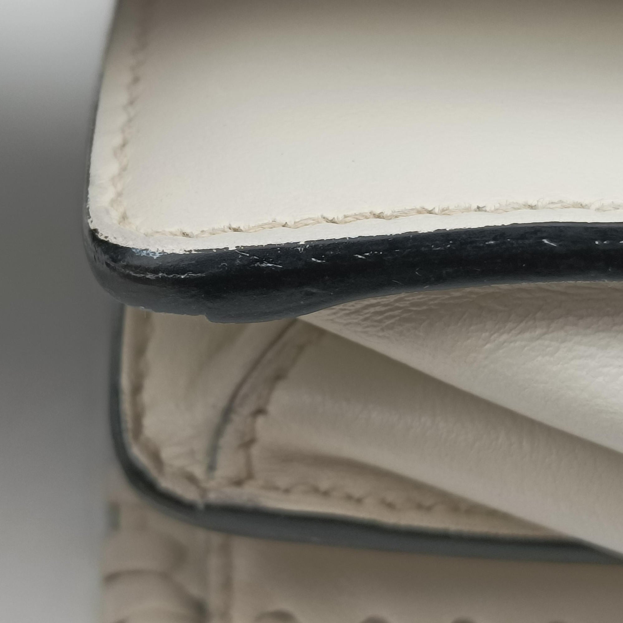 Pre-owned Prada Cahier tassen Leder Multicolour Leather×Denim 1BD045 shoulderbag | stylenewstar