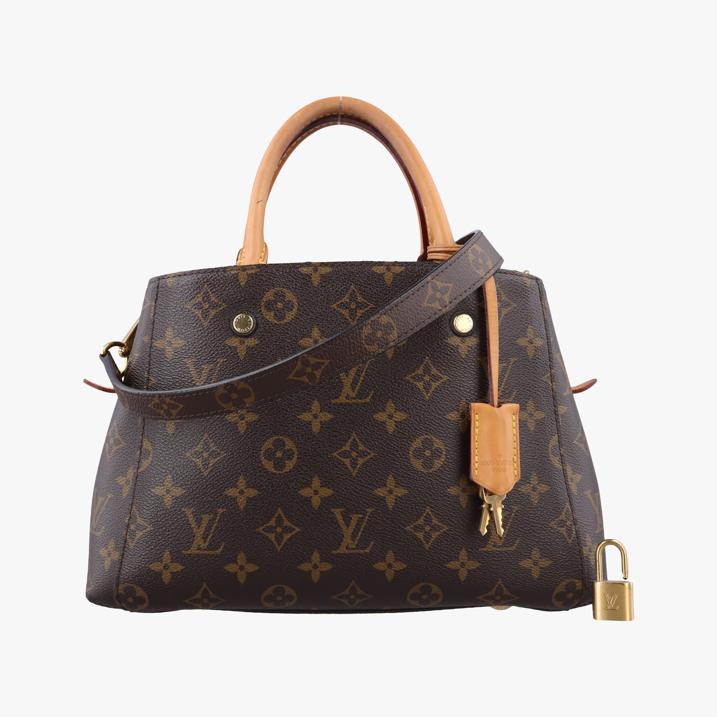 Pre-owned Louis Vuitton Montaigne BB Brown Monogram Canvas M41055 shoulderbag | stylenewstar
