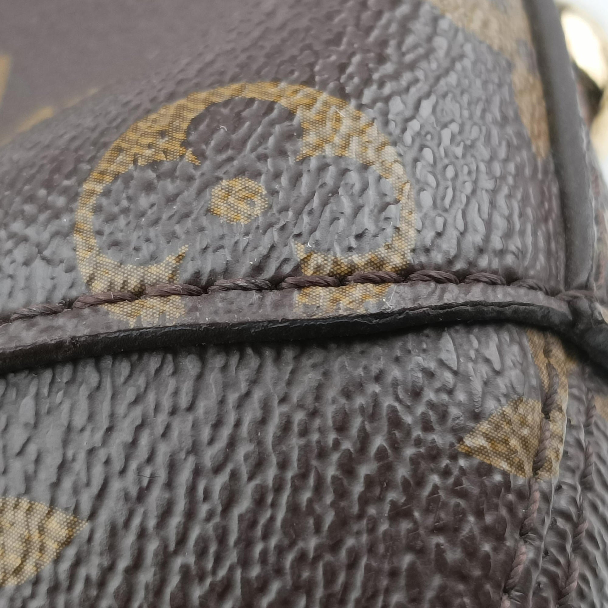 Pre-owned Louis Vuitton Montaigne BB Brown Monogram Canvas M41055 shoulderbag | stylenewstar