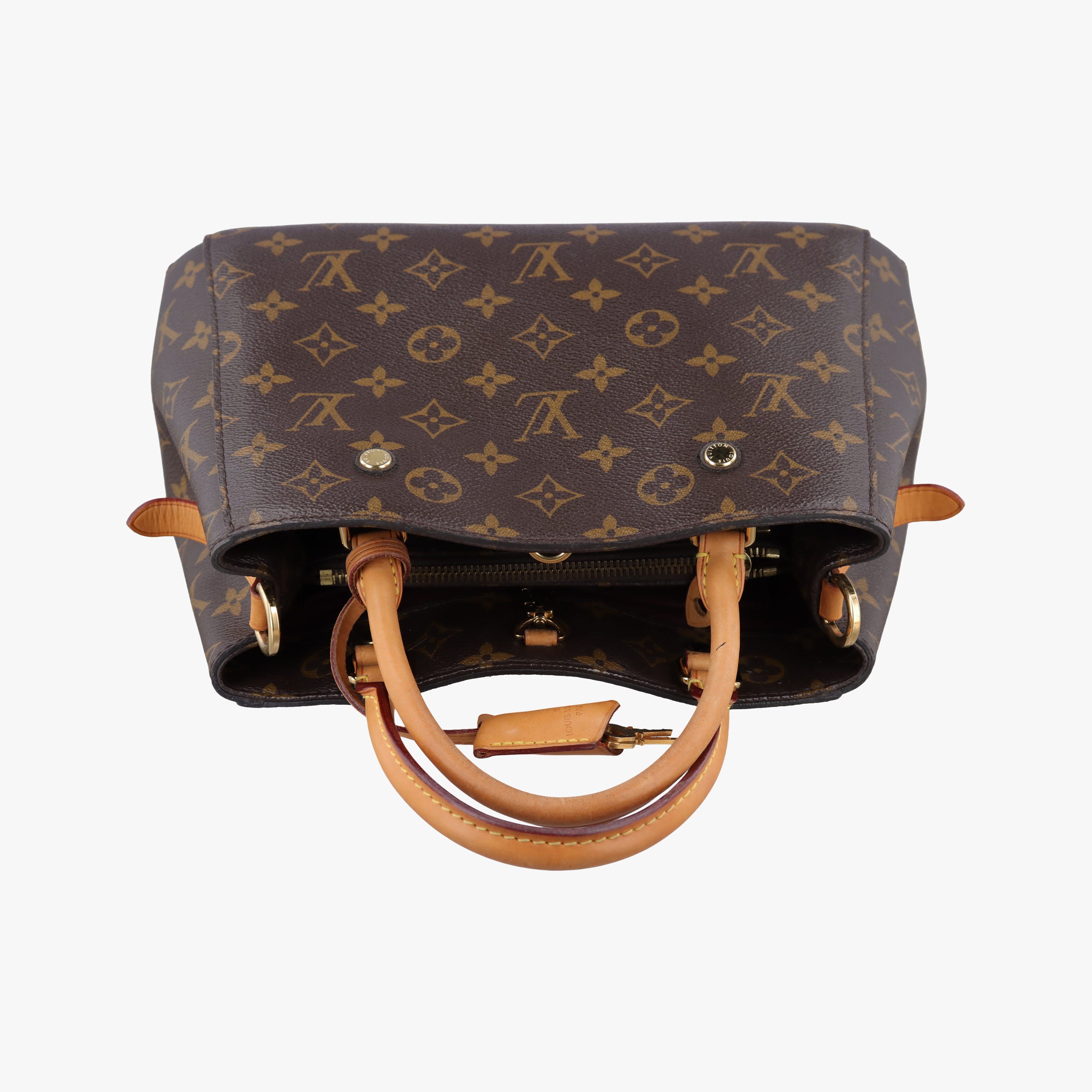 Pre-owned Louis Vuitton Montaigne BB Brown Monogram Canvas M41055 shoulderbag | stylenewstar