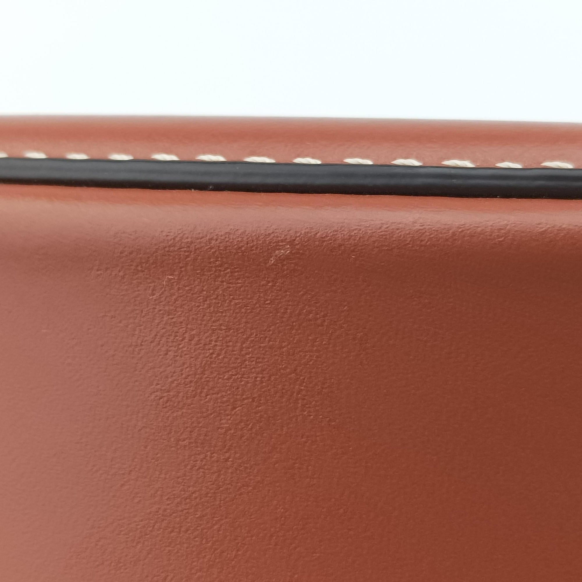 Vintage Celine Oval Purse Cuir Triomphe Brown Leather  shoulderbag | stylenewstar
