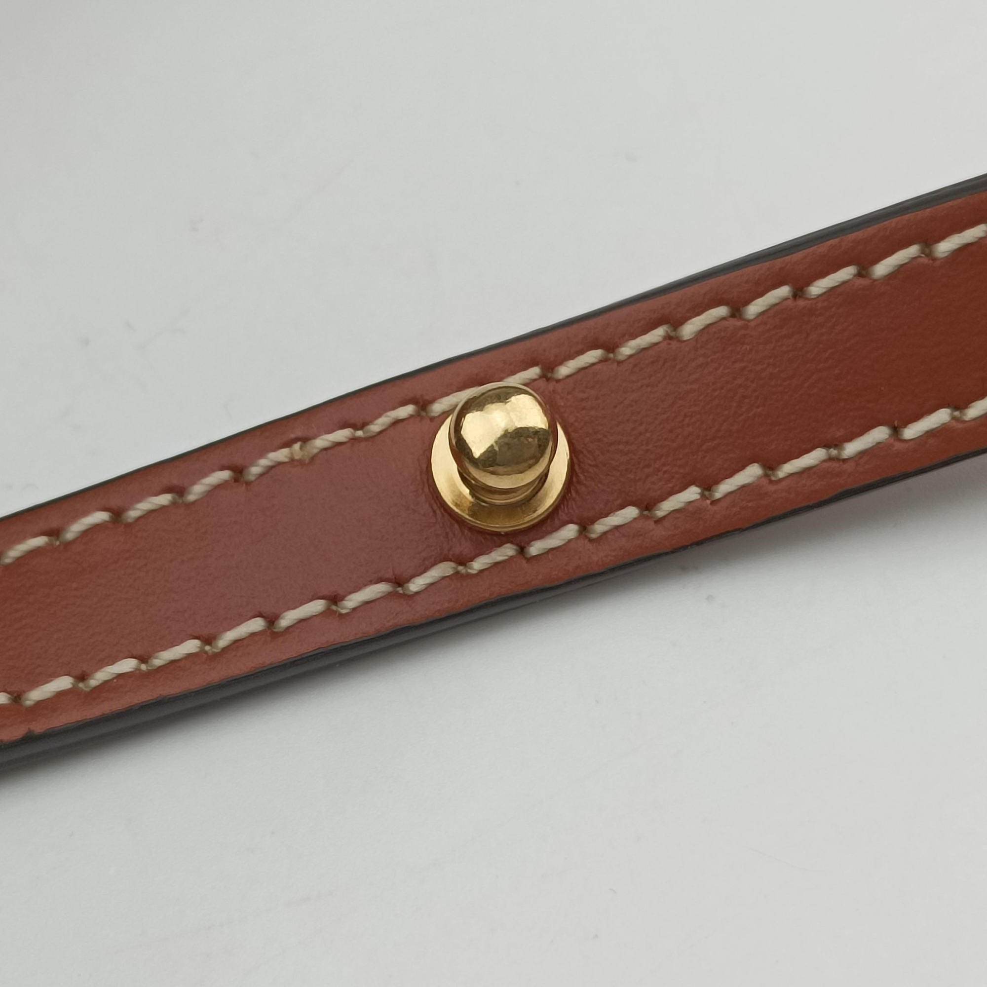 Vintage Celine Oval Purse Cuir Triomphe Brown Leather  shoulderbag | stylenewstar