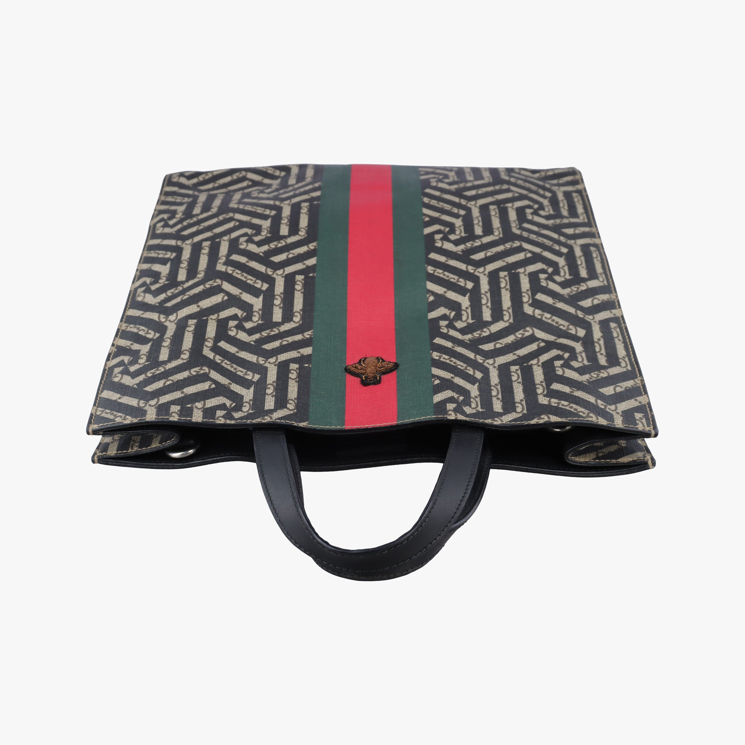 Pre-owned Gucci GG Supreme Bee Multicolour PVC coated canvas 450950 shoulderbag | stylenewstar