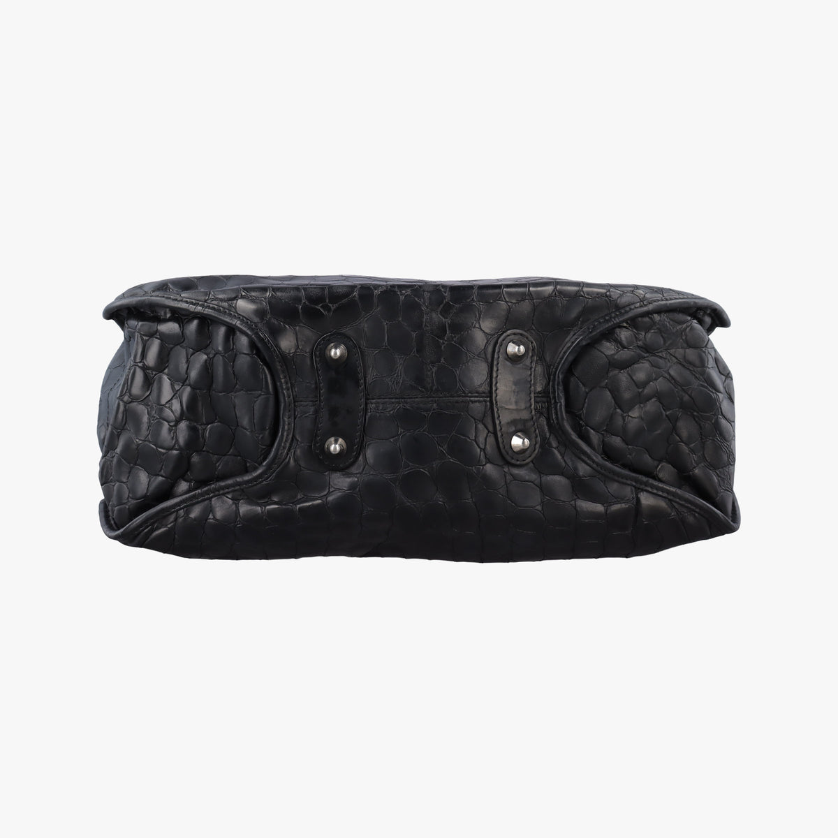 Pre-owned Christian Dior 61 Hobo Black Leather×Patent  handbag | stylenewstar