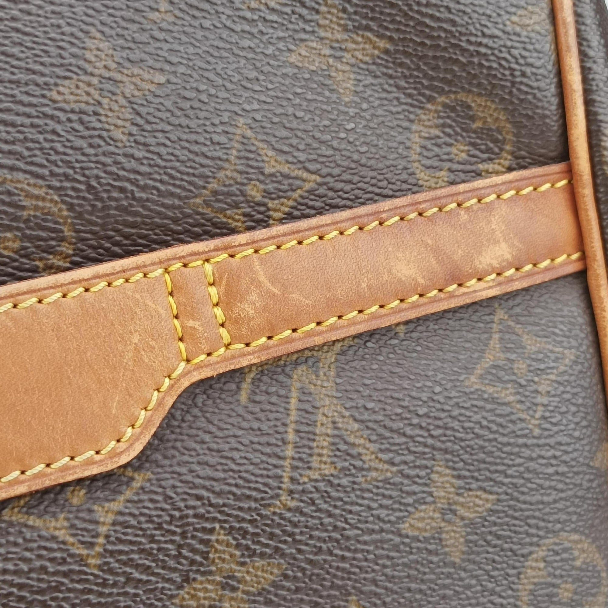 Pre-owned Louis Vuitton Abbesses Messenger Brown Monogram Coated Canvas  × Leather M45257 shoulderbag | stylenewstar