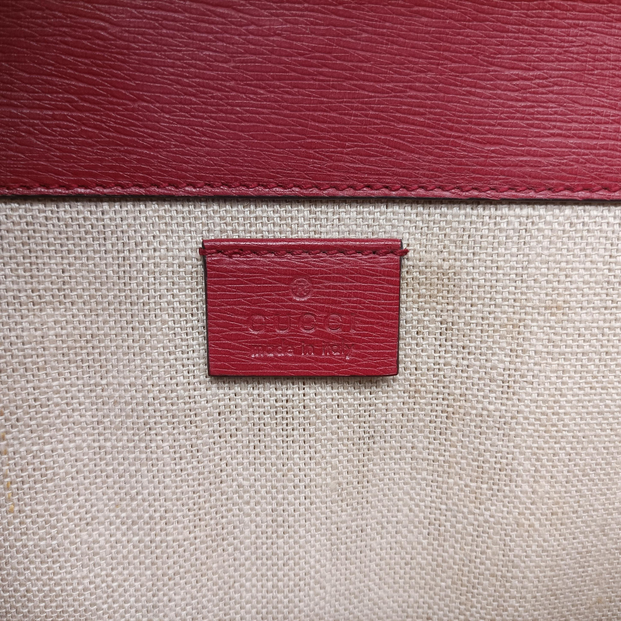 Pre-owned Gucci Dionysus Red×Multicolour Leather 400249 shoulderbag | stylenewstar