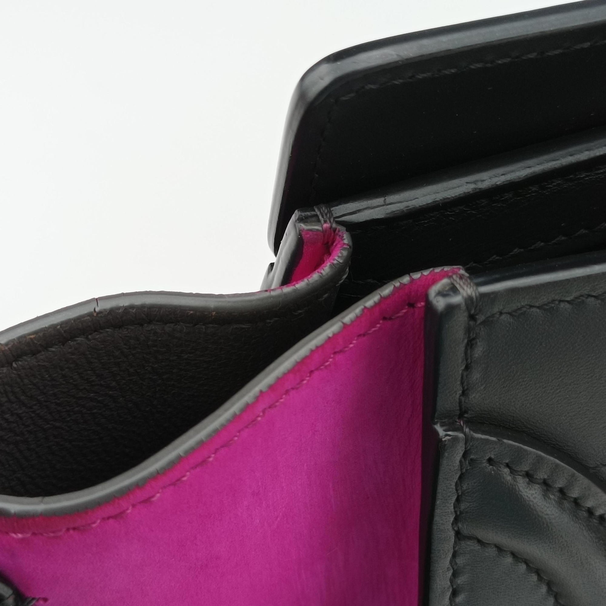 Pre-owned Celine luggage nano shopper Beige x Black x Purple leather x Suede  shoulderbag | stylenewstar