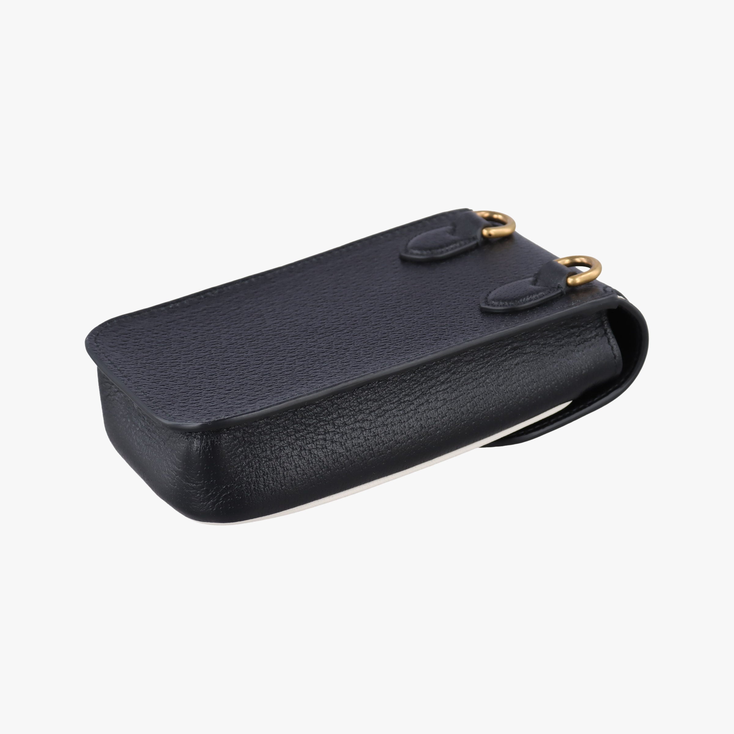 Pre-owned Gucci Gucci ×adidas Mini Black Leather 721794 shoulderbag | stylenewstar