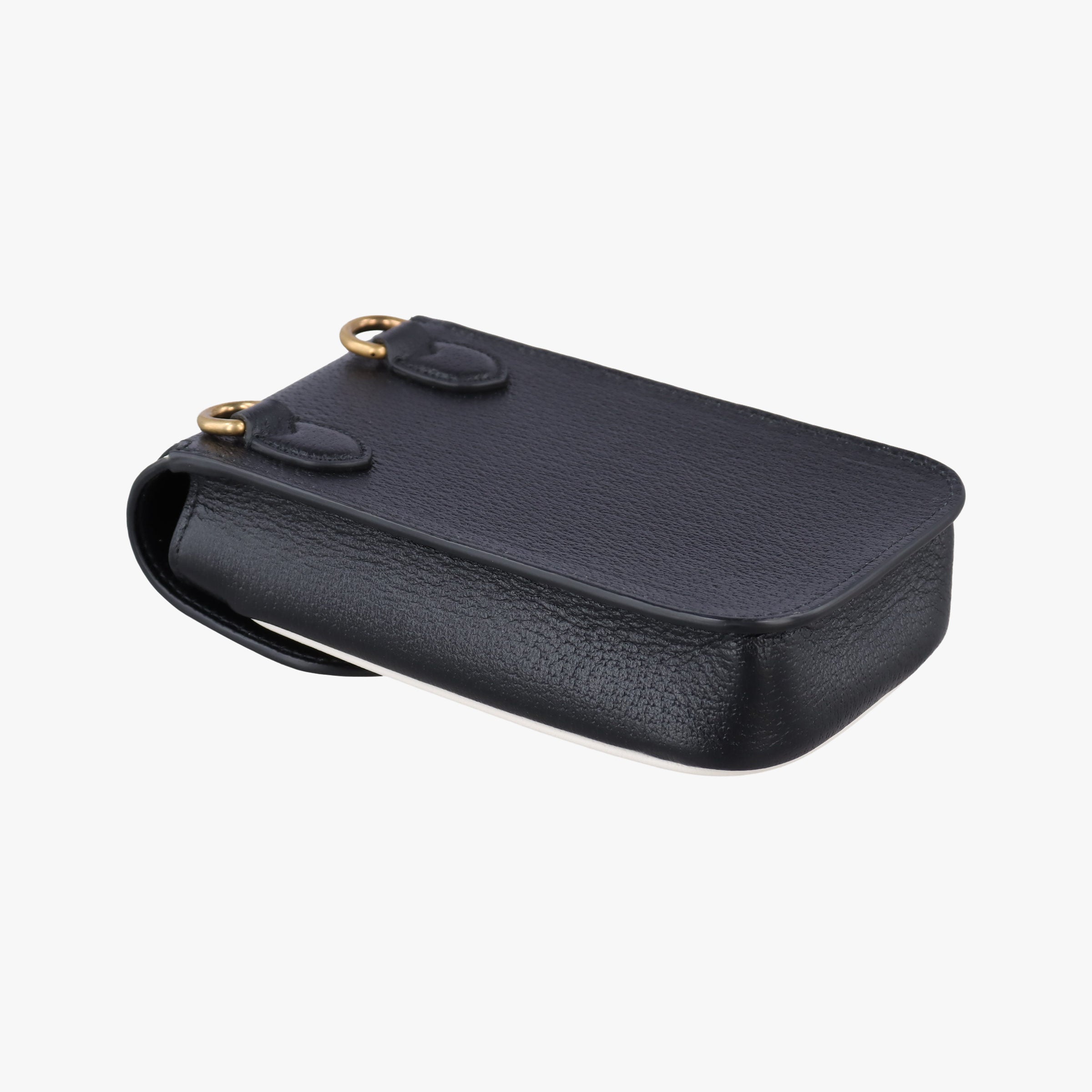 Pre-owned Gucci Gucci ×adidas Mini Black Leather 721794 shoulderbag | stylenewstar
