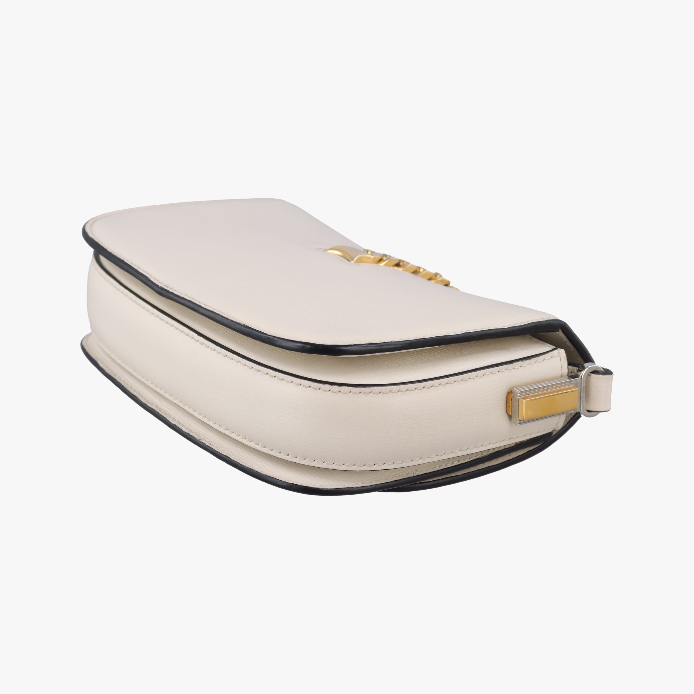 Secondhand Gucci Sylvie 1969 Mini White Leather 615965 shoulderbag | stylenewstar