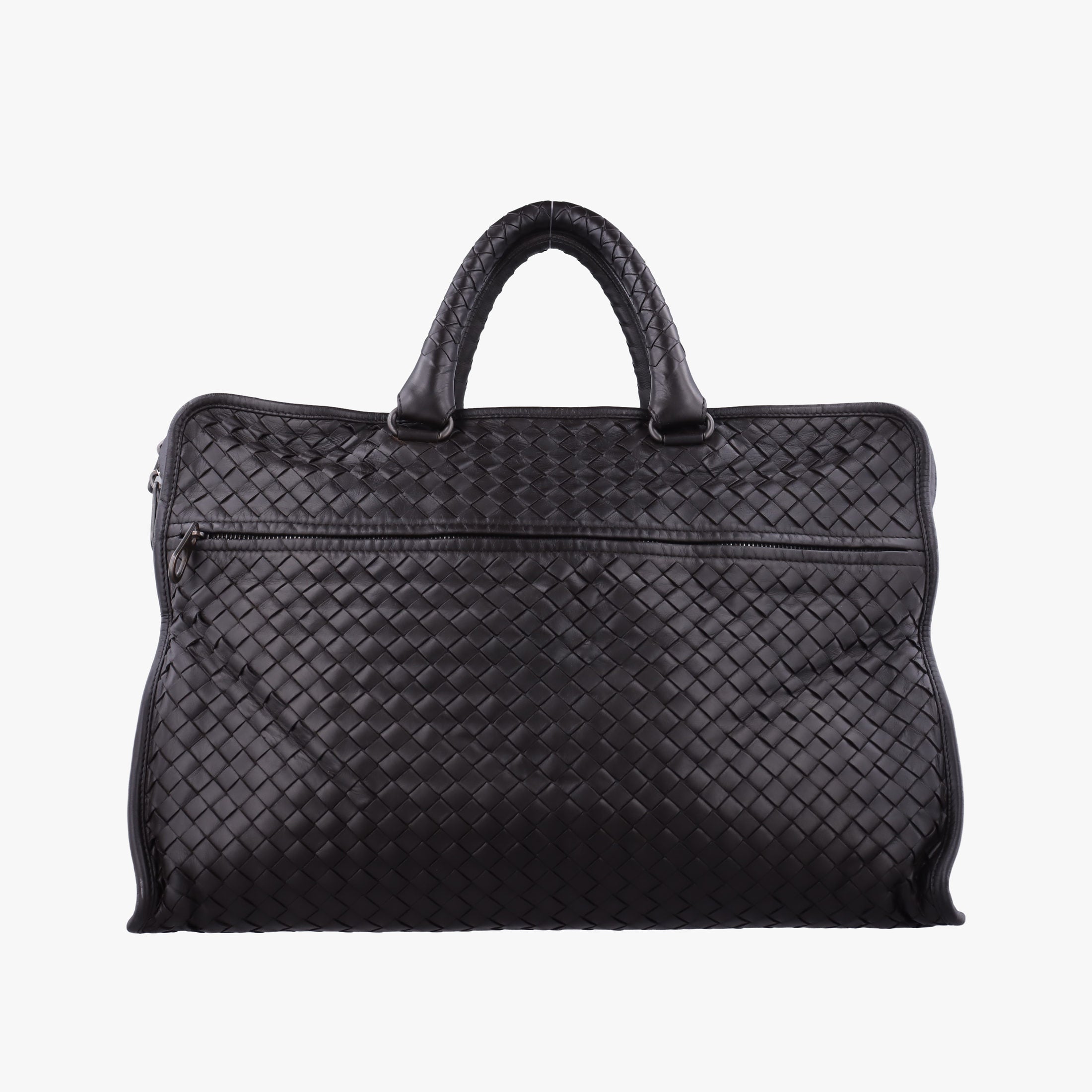 Secondhand Bottega Veneta Intrecciato Brown lambskin  handbag | stylenewstar