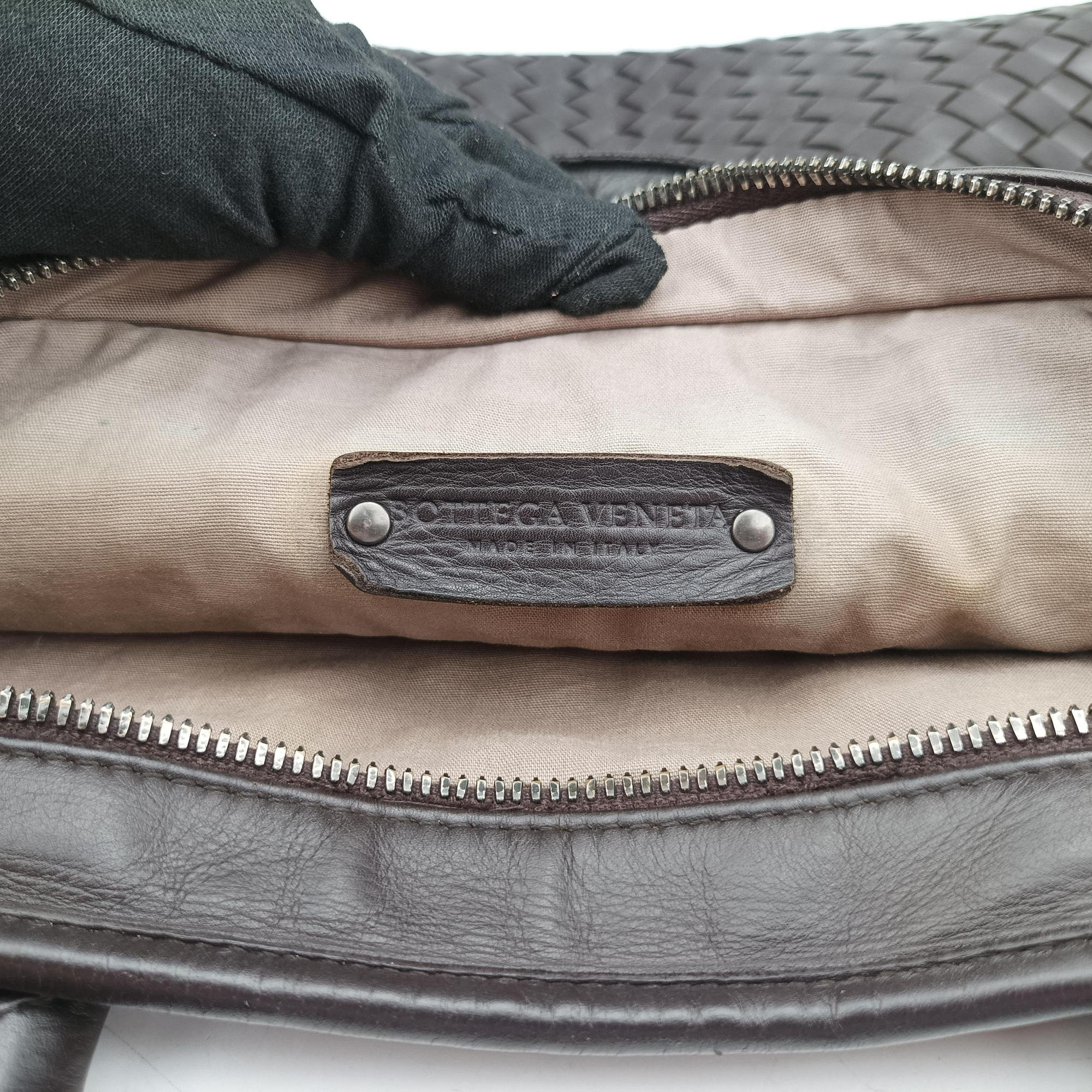Secondhand Bottega Veneta Intrecciato Brown lambskin  handbag | stylenewstar