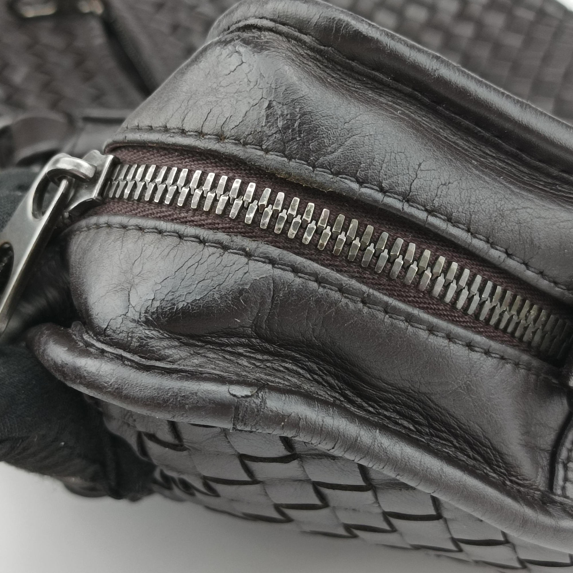 Secondhand Bottega Veneta Intrecciato Brown lambskin  handbag | stylenewstar