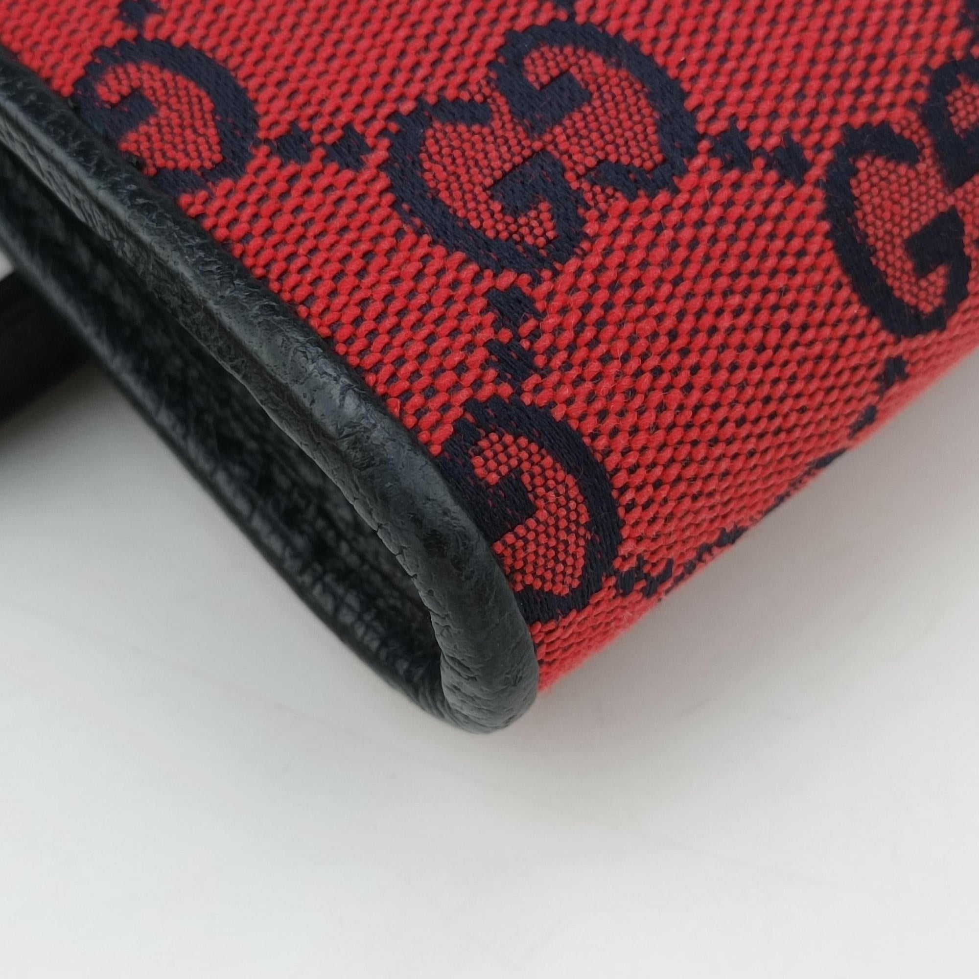 Pre-owned Gucci Interlocking G Red canvas 661109 shoulderbag | stylenewstar