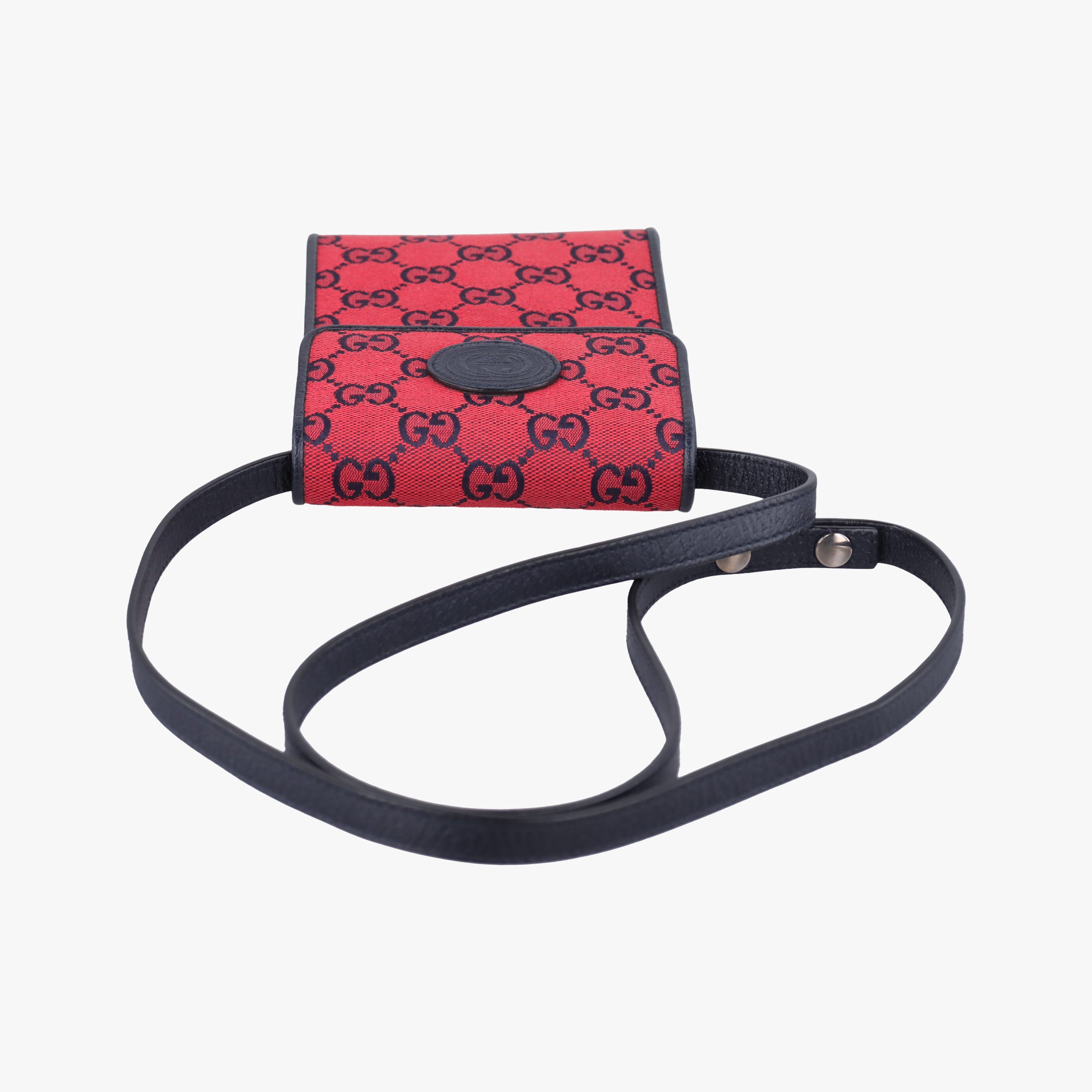 Pre-owned Gucci Interlocking G Red canvas 661109 shoulderbag | stylenewstar