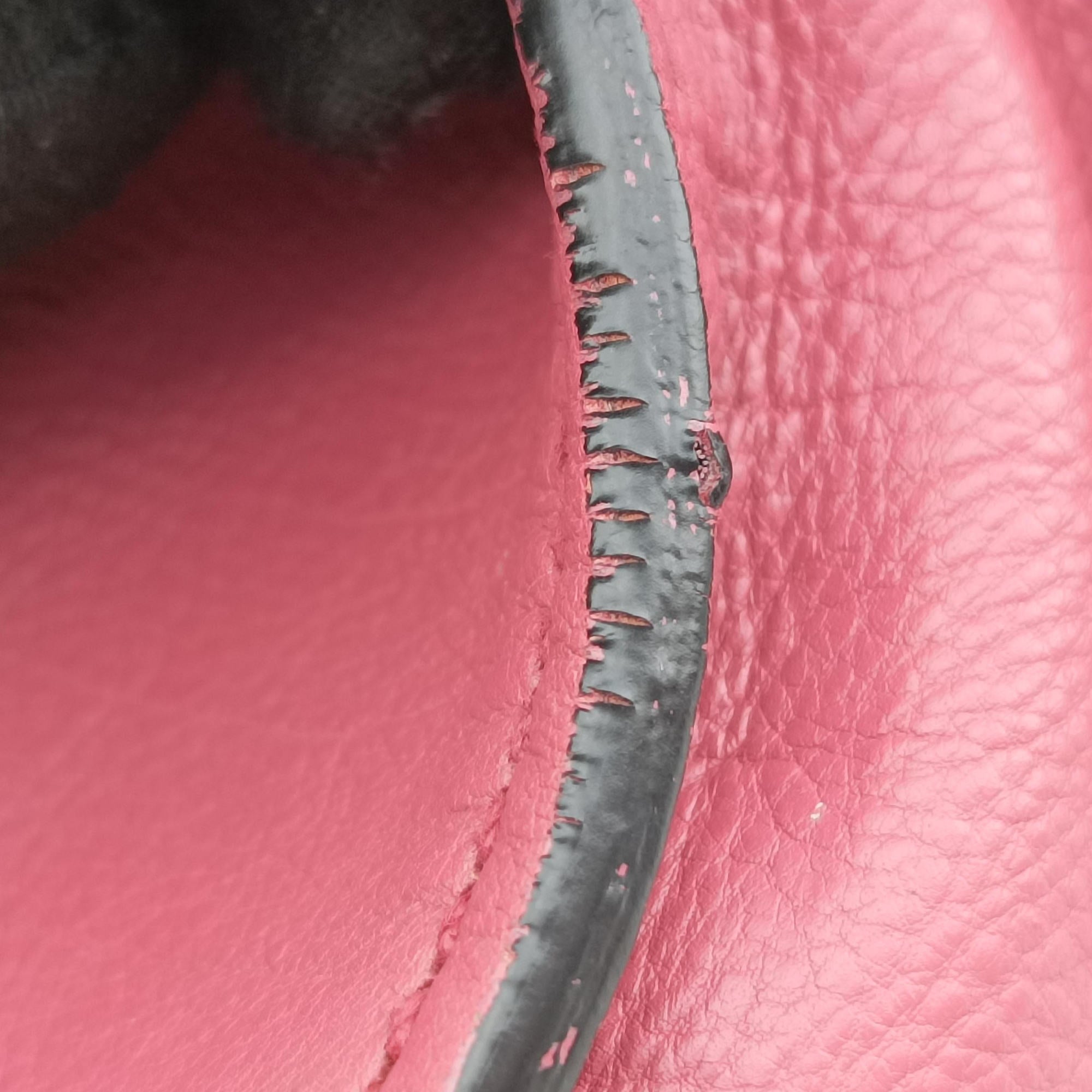 Pre-owned Prada Twin Pocket Winged Tote Pink Leather BN2619 shoulderbag | stylenewstar
