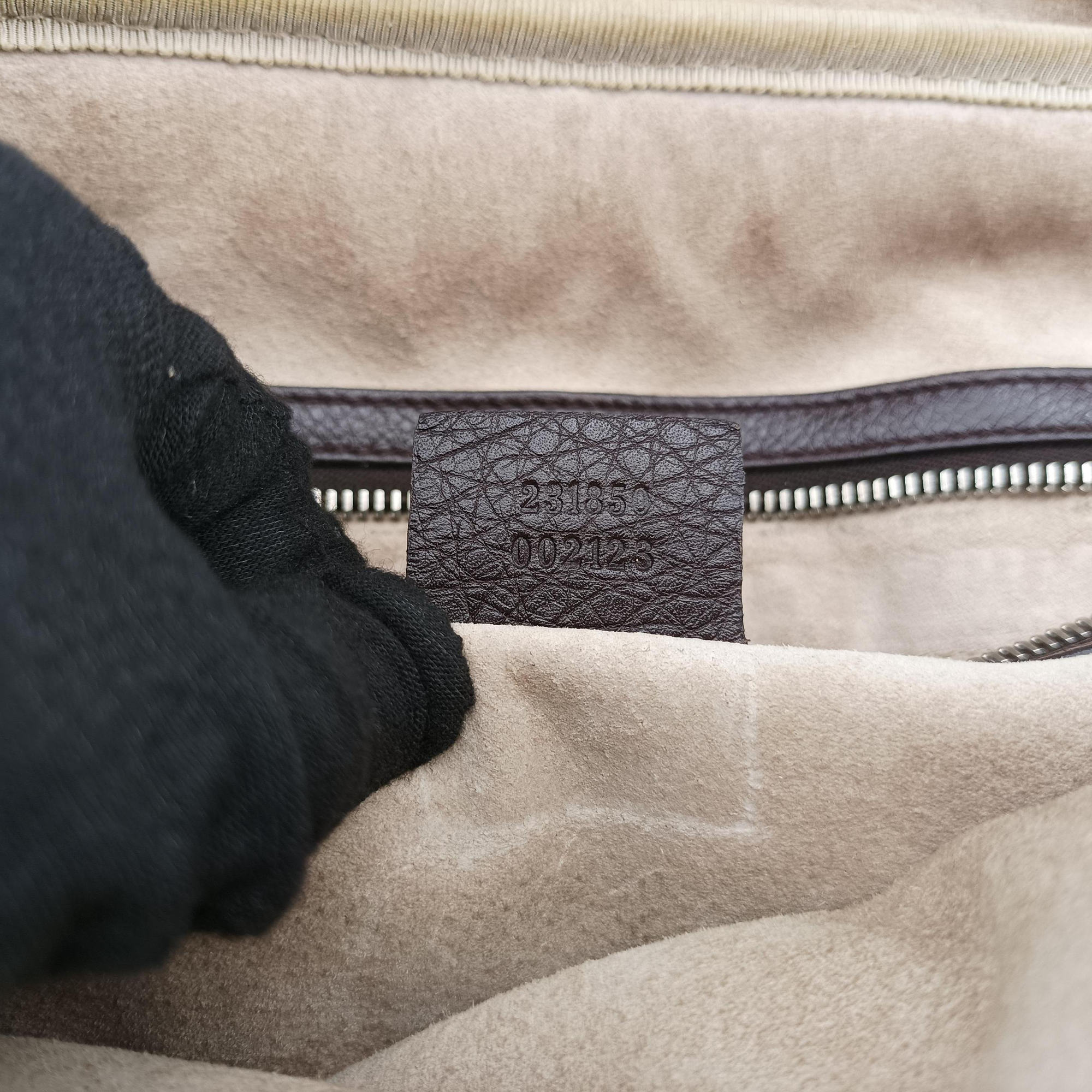 Secondhand Gucci Briefcase business Brown leather 231850 shoulderbag | stylenewstar