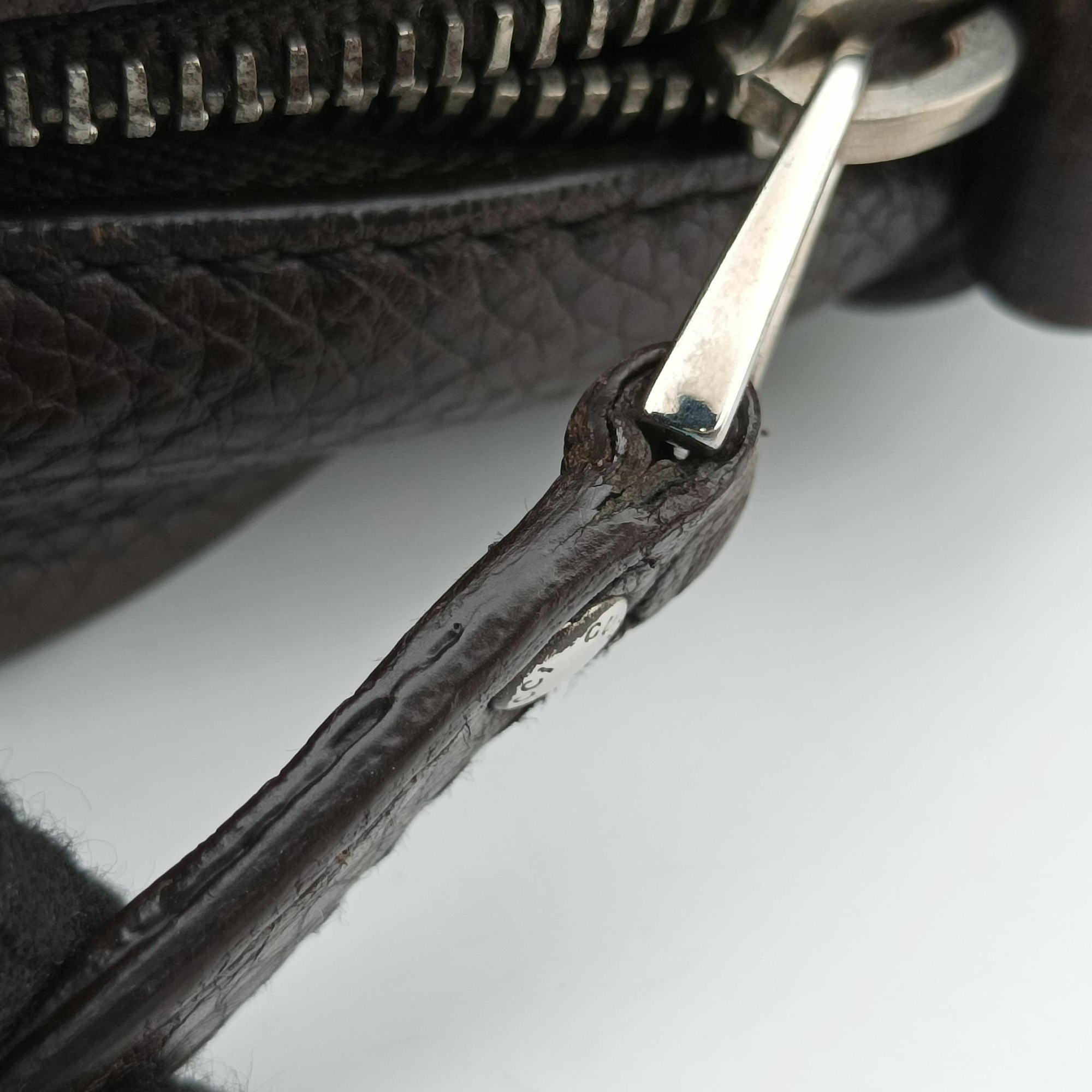 Secondhand Gucci Briefcase business Brown leather 231850 shoulderbag | stylenewstar