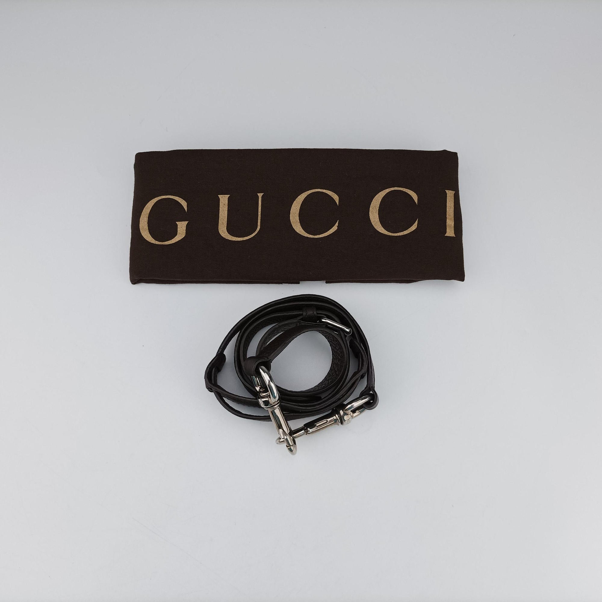 Secondhand Gucci Briefcase business Brown leather 231850 shoulderbag | stylenewstar