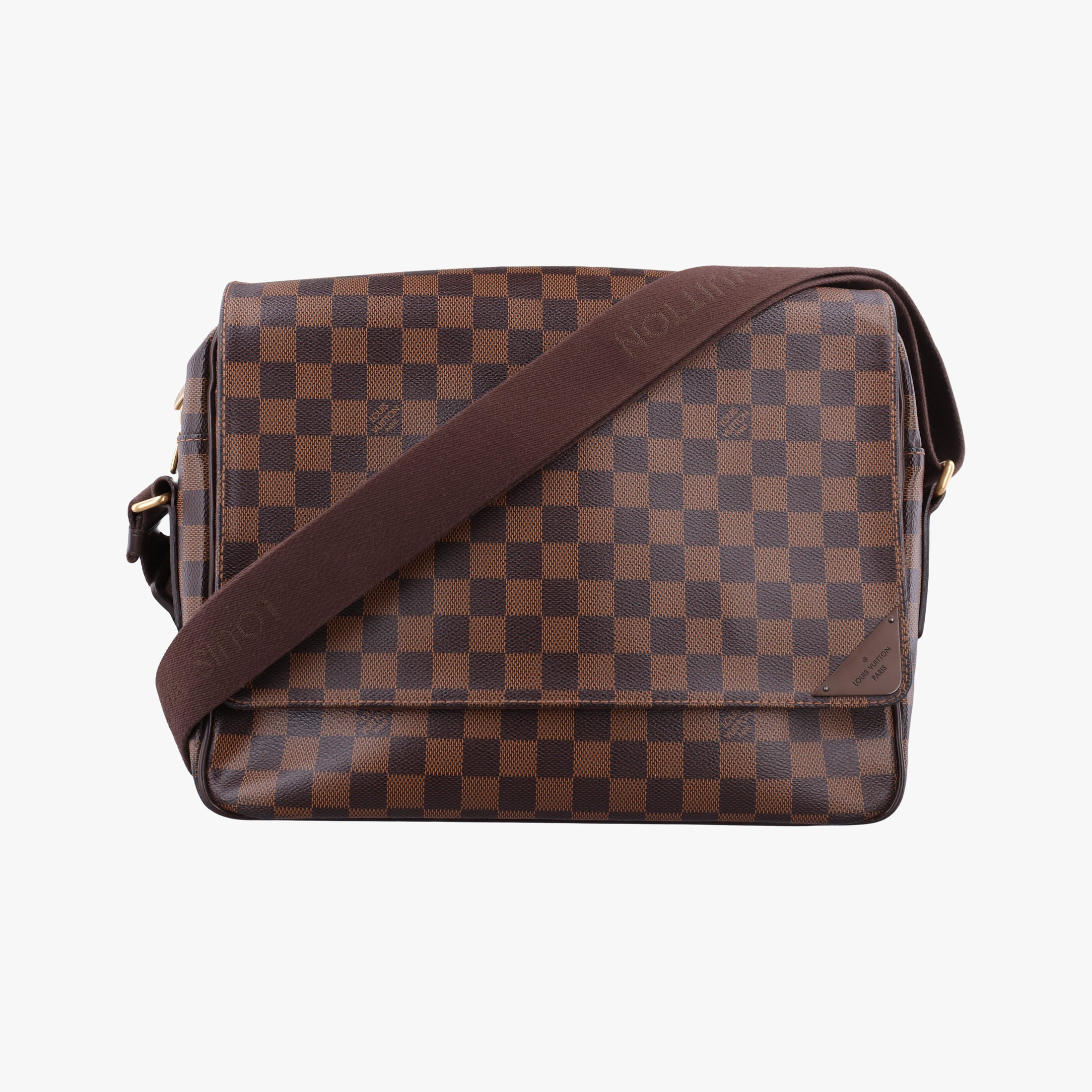 Pre-owned Louis Vuitton SHELTON EBENE Damier Canvas N41149 shoulderbag | stylenewstar