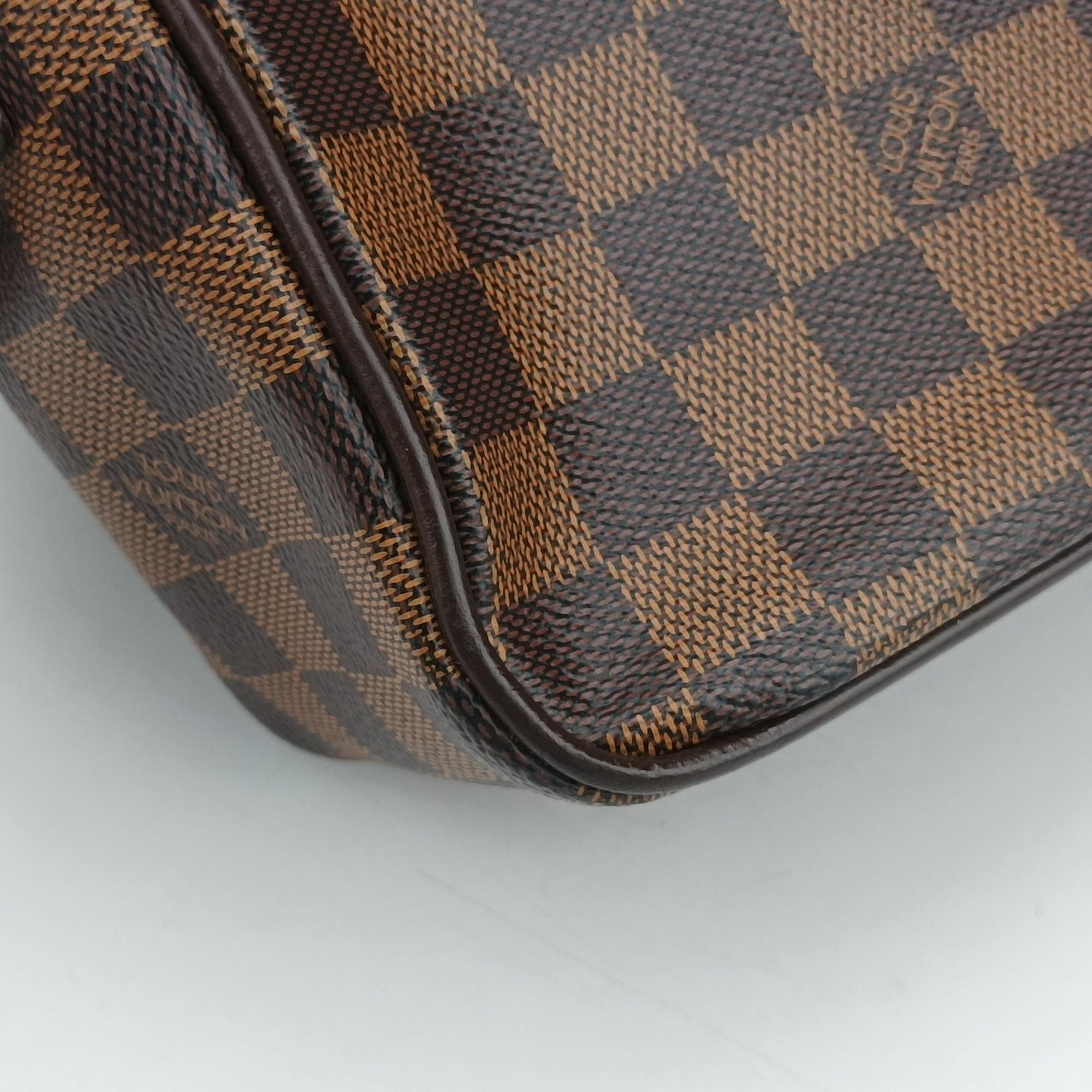 Pre-owned Louis Vuitton SHELTON EBENE Damier Canvas N41149 shoulderbag | stylenewstar