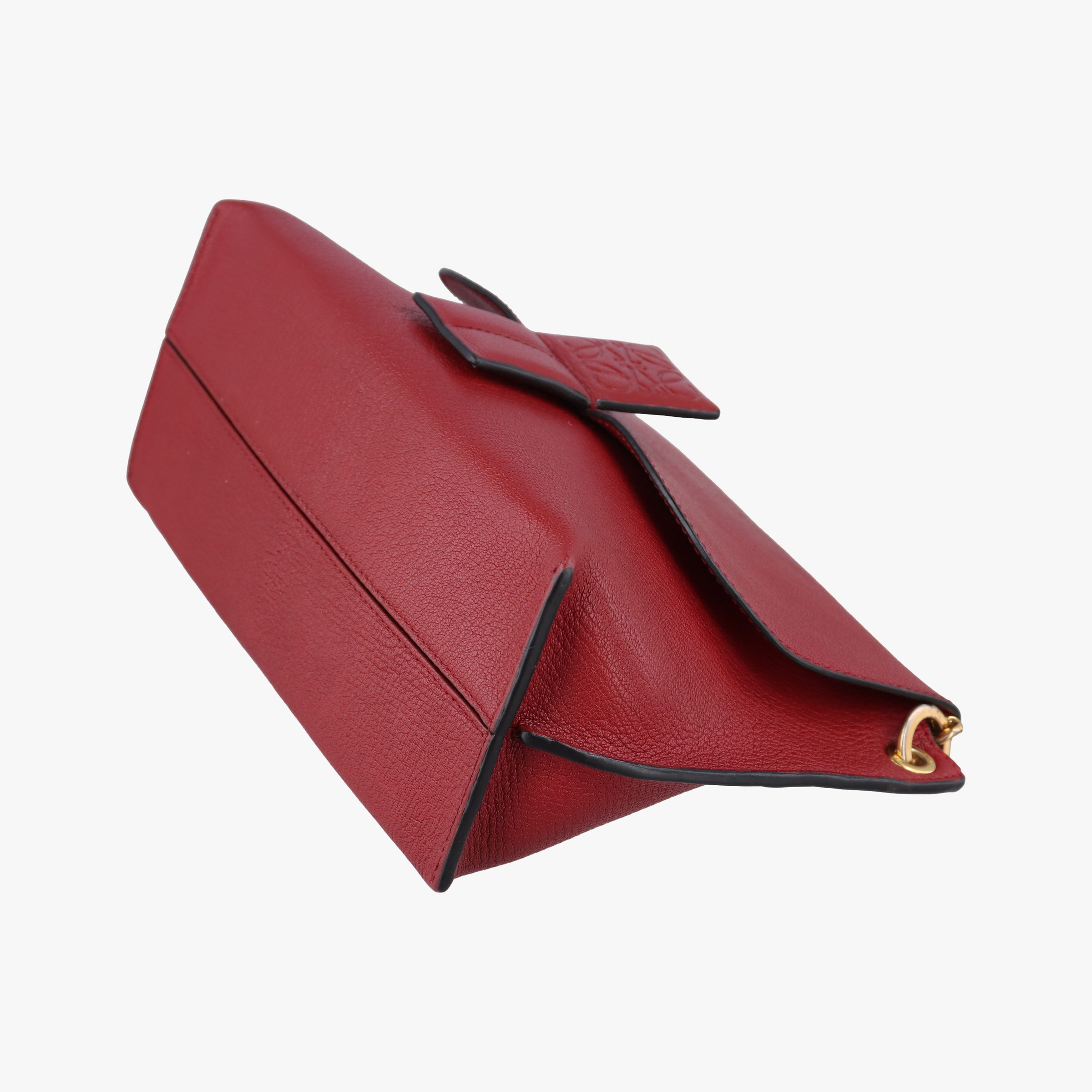 Pre-owned Loewe Avenue Red Leather  shoulderbag | stylenewstar