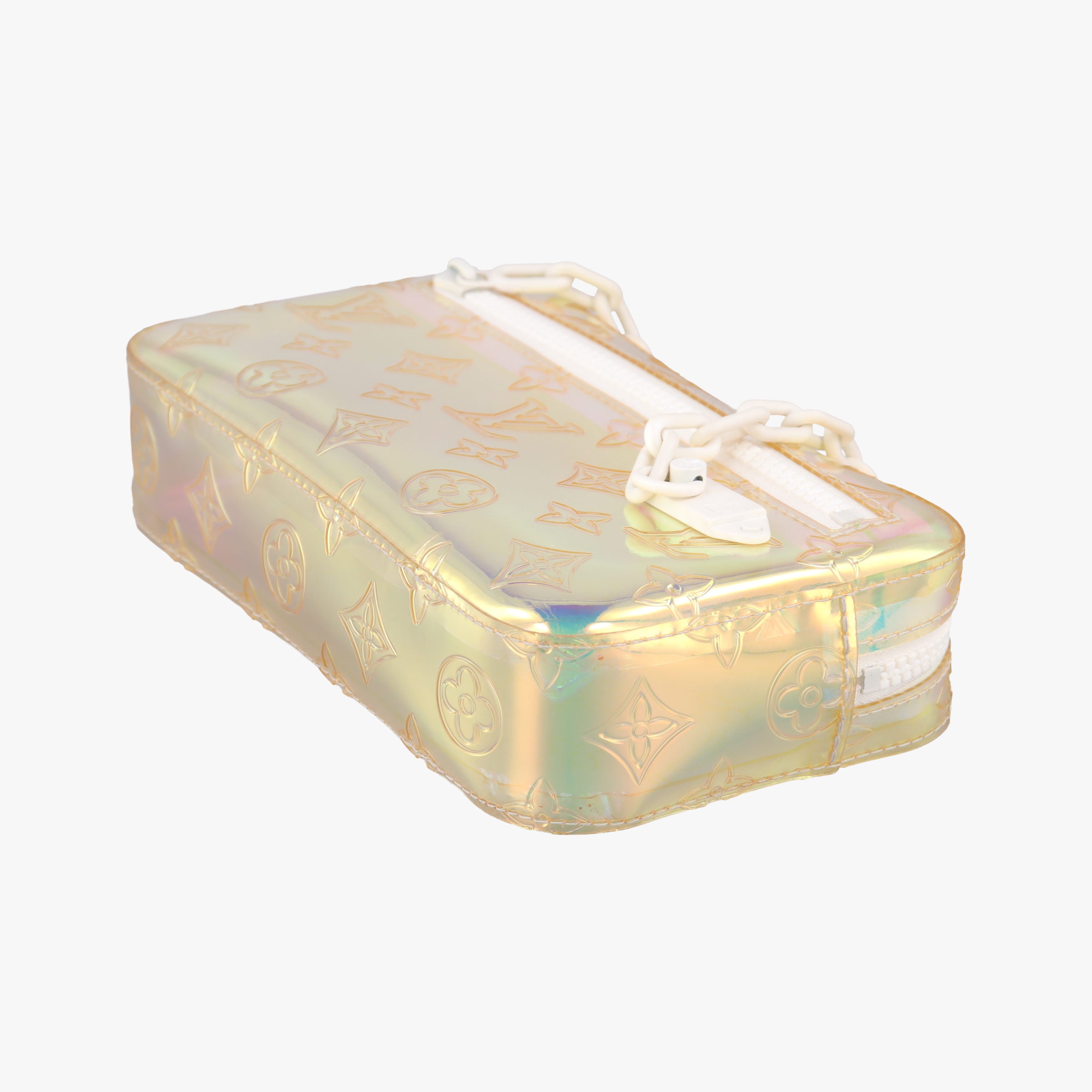 Pre-owned Louis Vuitton Pochette Volga prism pvc vinyl M55261 clutchbag | stylenewstar