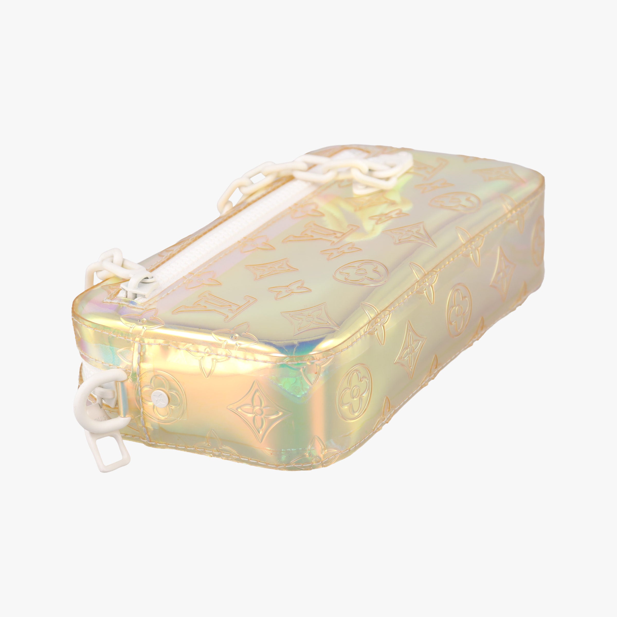 Pre-owned Louis Vuitton Pochette Volga prism pvc vinyl M55261 clutchbag | stylenewstar