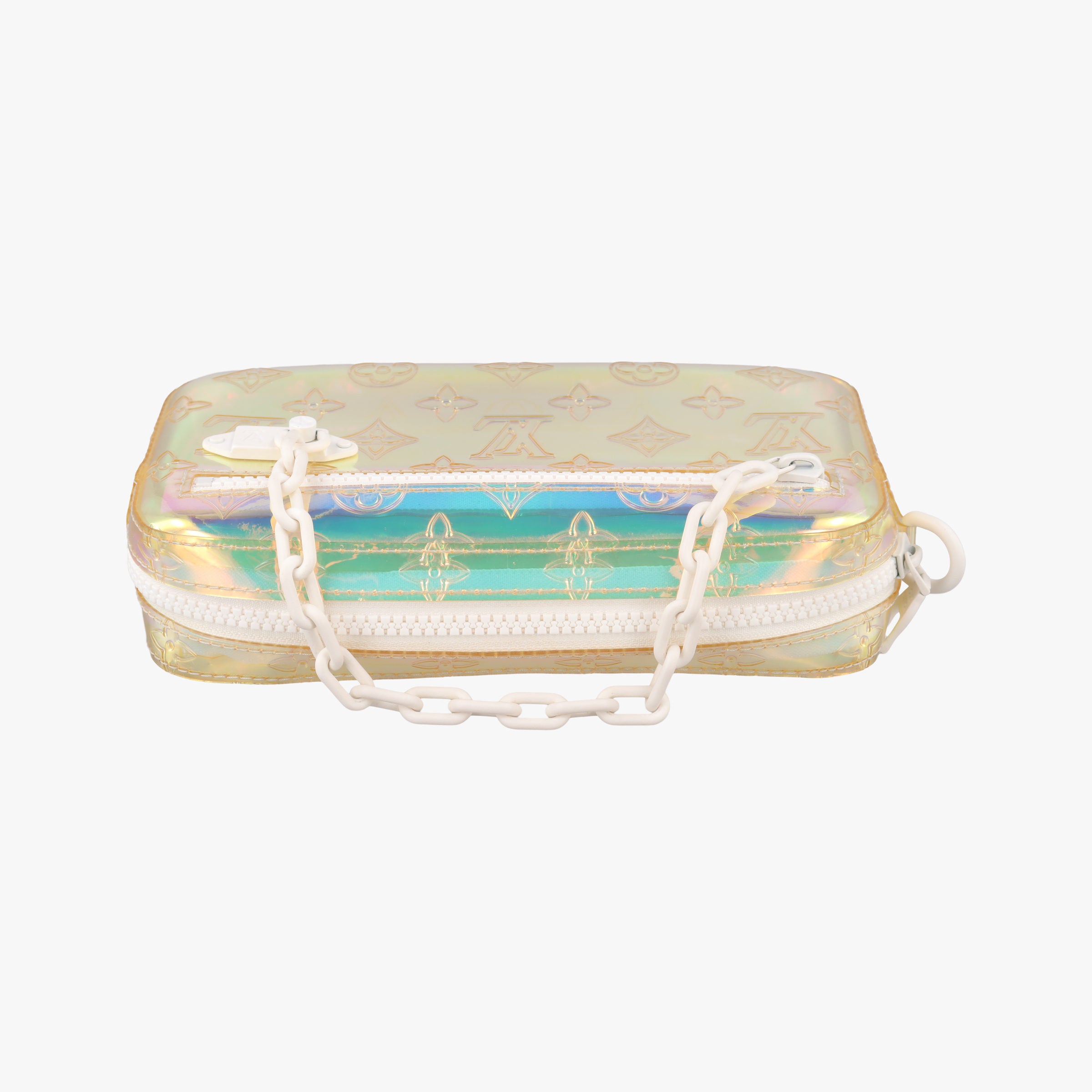 Pre-owned Louis Vuitton Pochette Volga prism pvc vinyl M55261 clutchbag | stylenewstar