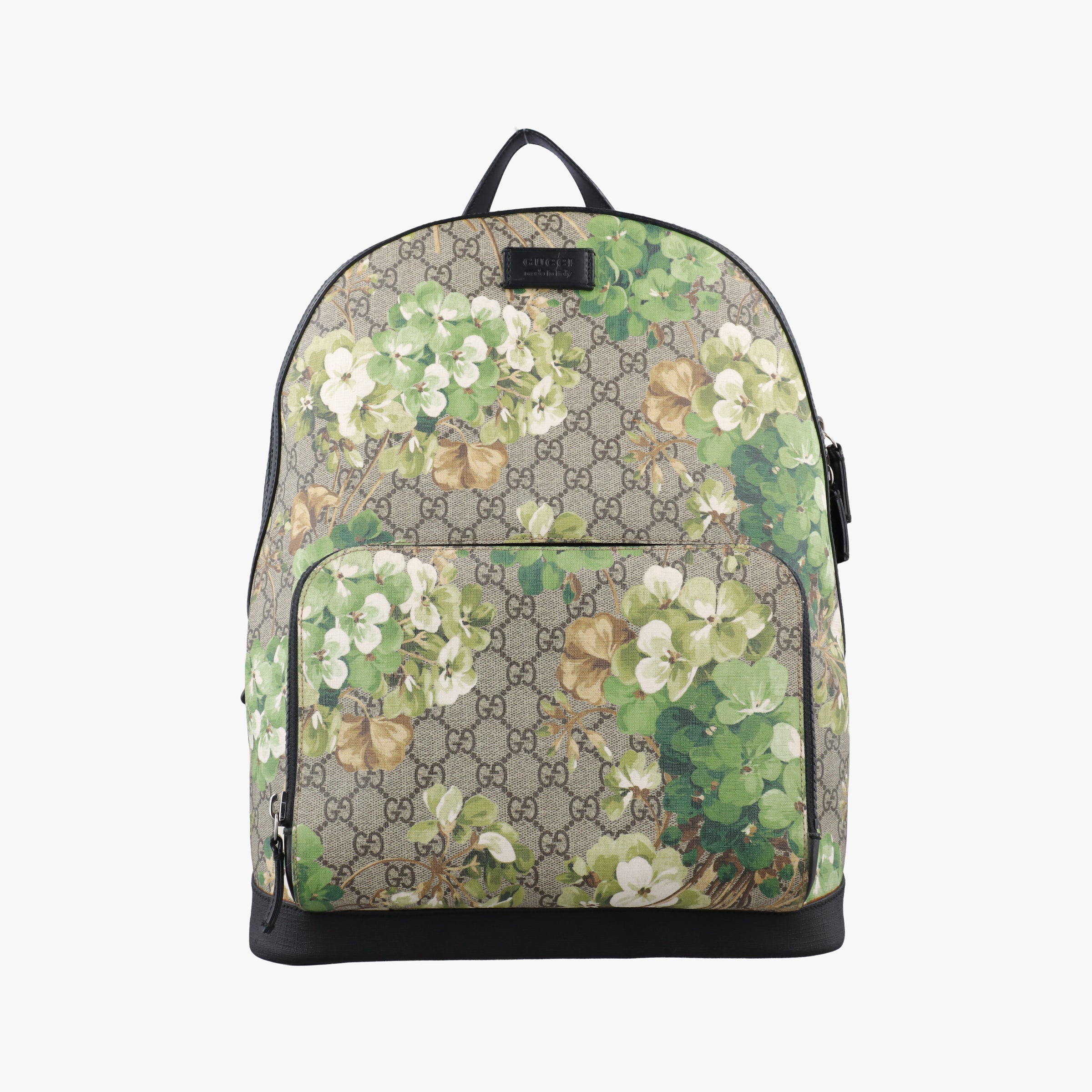 Pre-owned Gucci GG Blooms Beige×Multi PVC coated canvas×Leather 406370 backpack/rucksack | stylenewstar