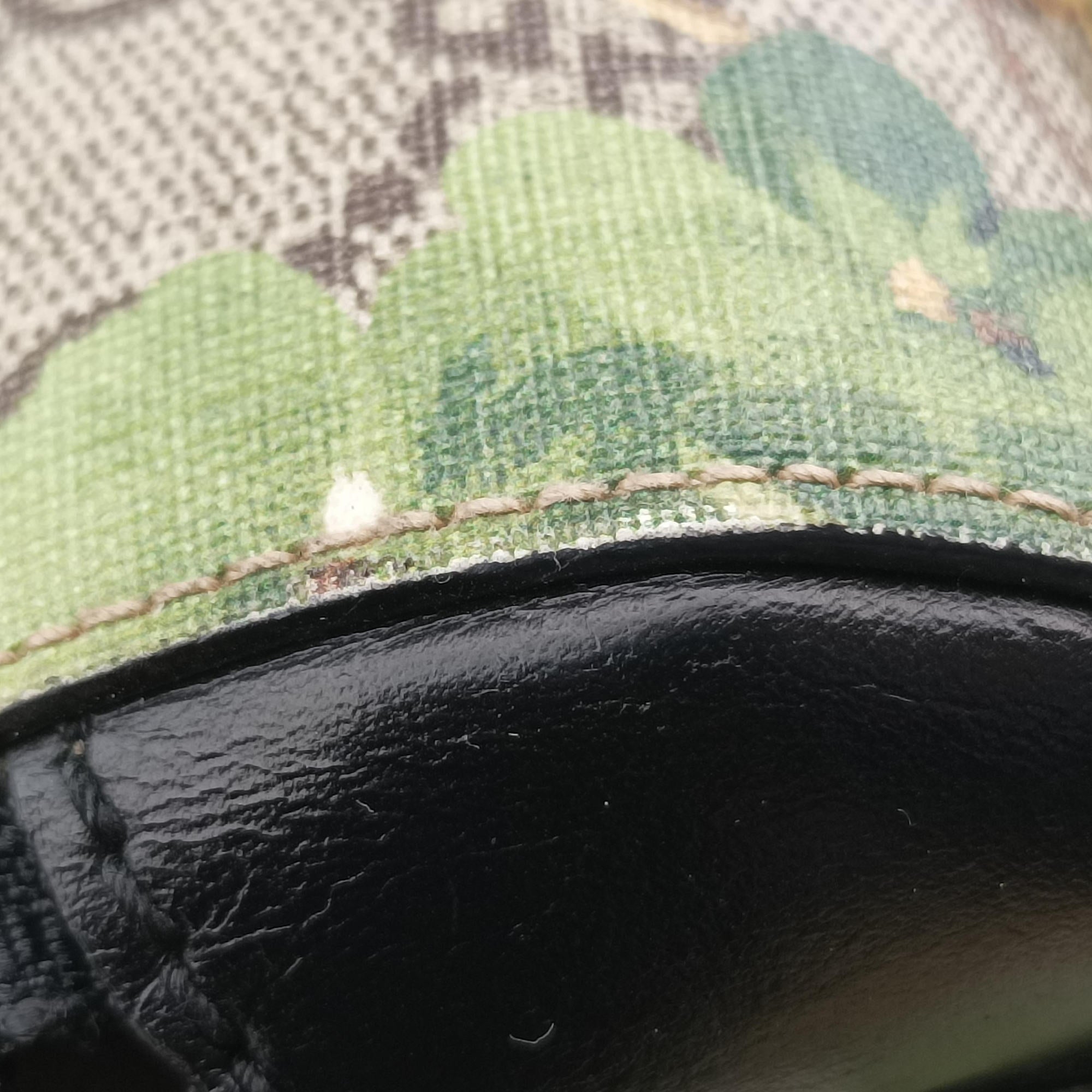 Pre-owned Gucci GG Blooms Beige×Multi PVC coated canvas×Leather 406370 backpack/rucksack | stylenewstar