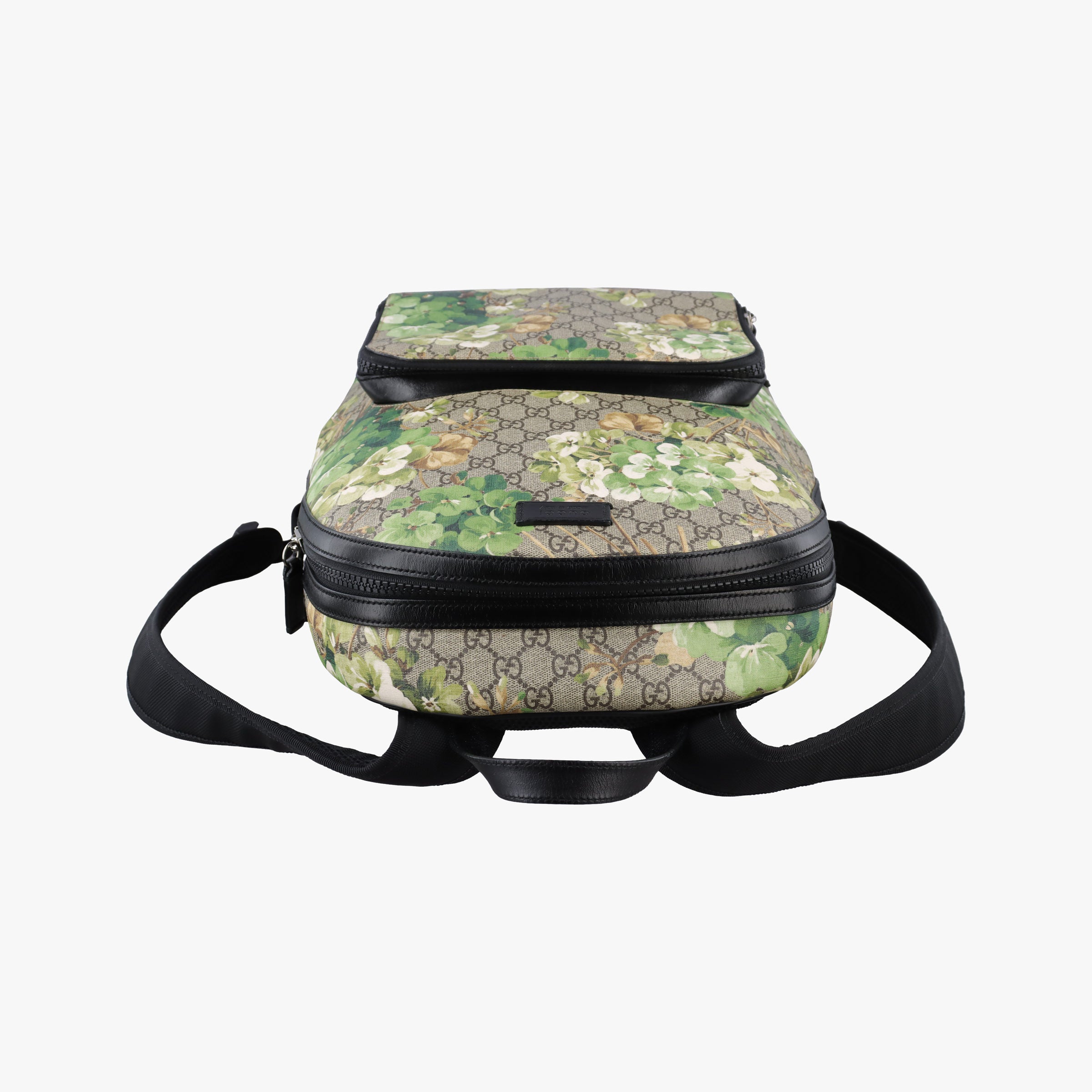 Pre-owned Gucci GG Blooms Beige×Multi PVC coated canvas×Leather 406370 backpack/rucksack | stylenewstar